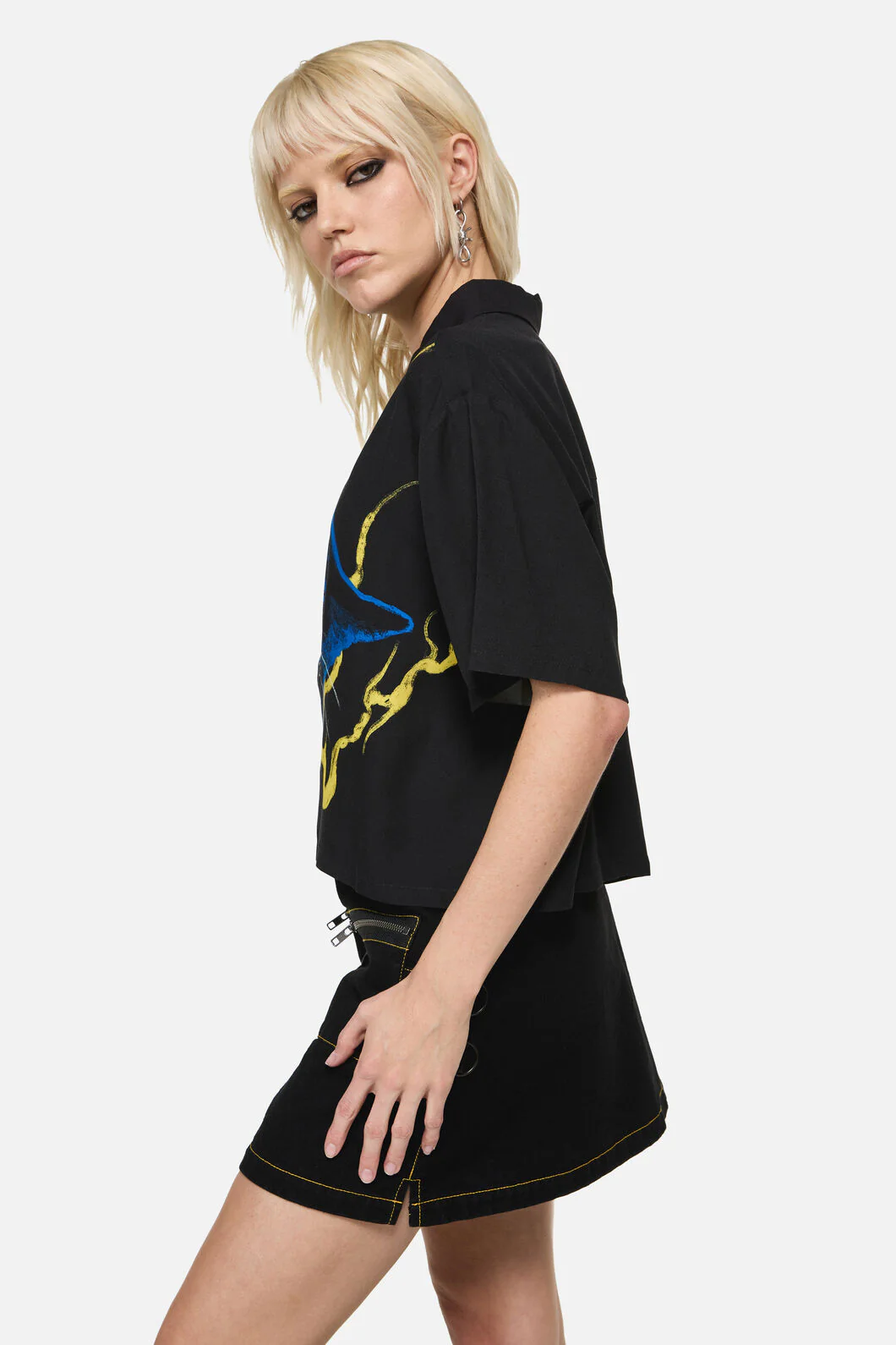 Rawr Punk Print Blouse - Image 5