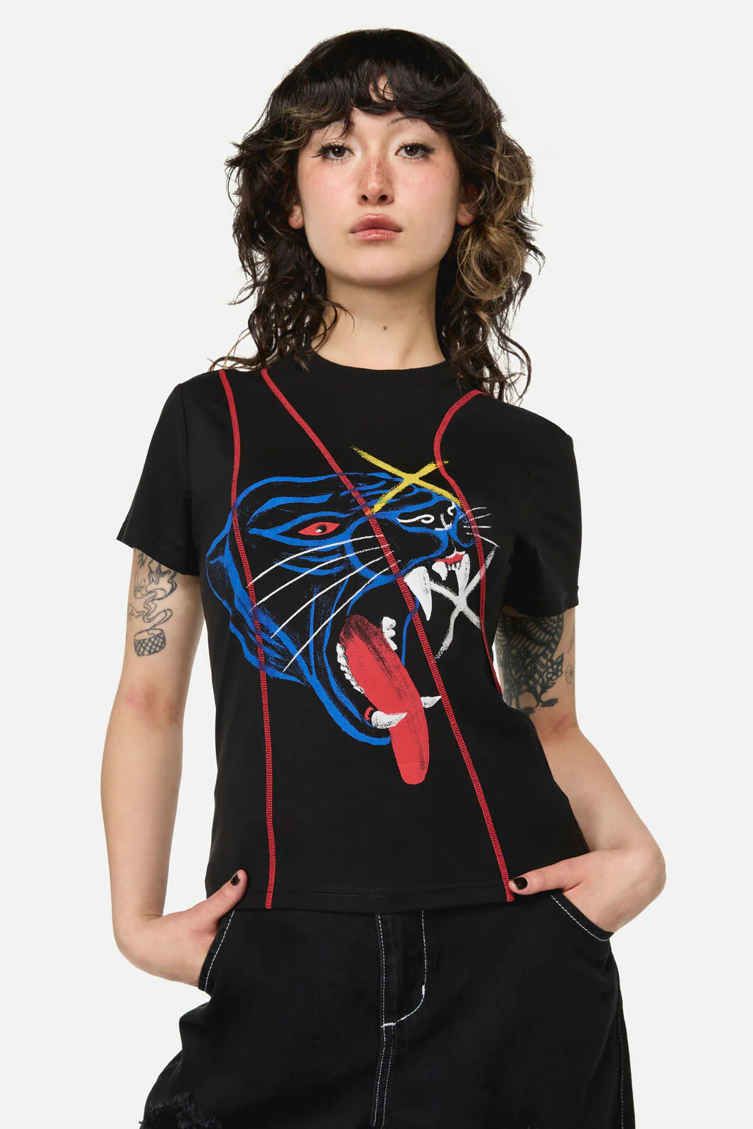 Rawr Punk Stitch Tee