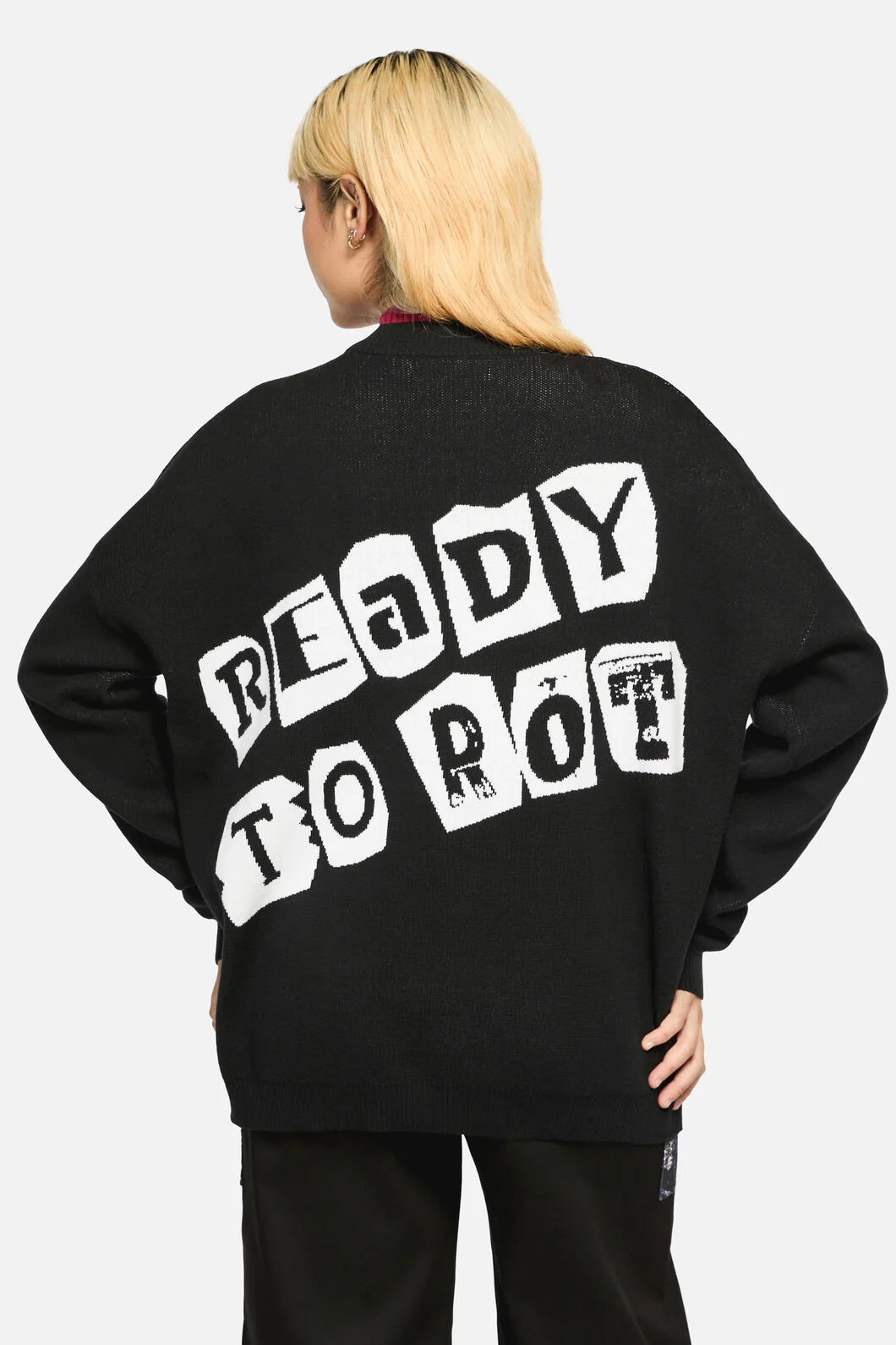 Ready To Rot Grunge Cardigan - Image 5