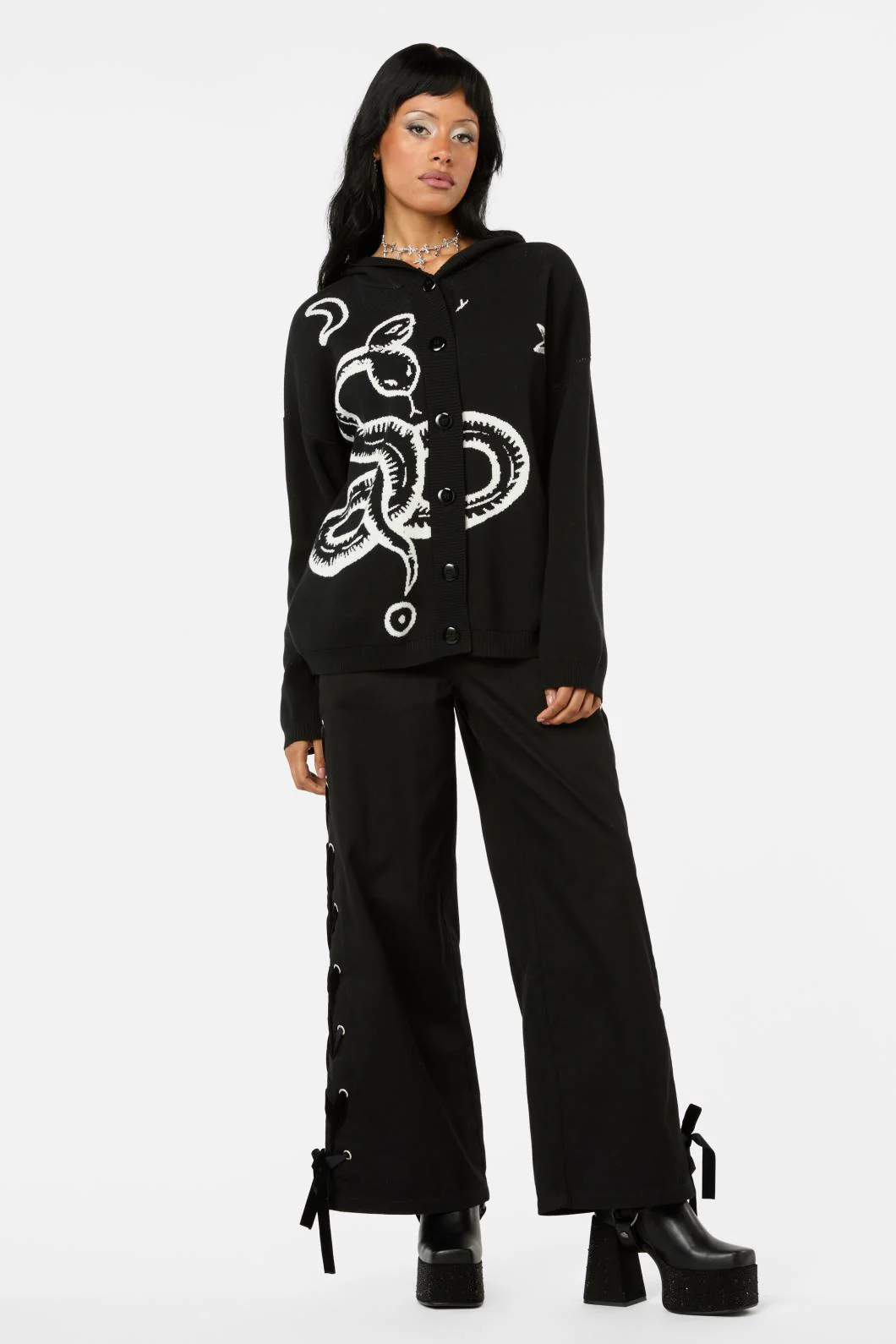 Reclaim Snake Hooded Cardi - Image 2