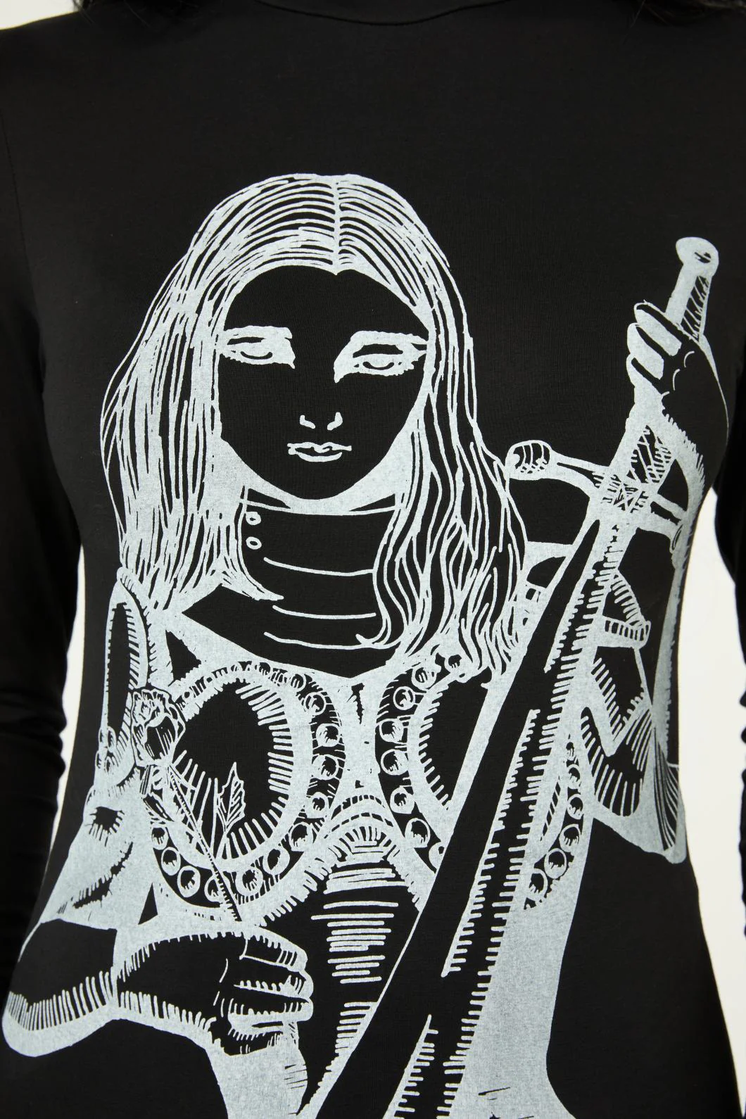 Reclaim Sword Mock Neck Top - Image 5