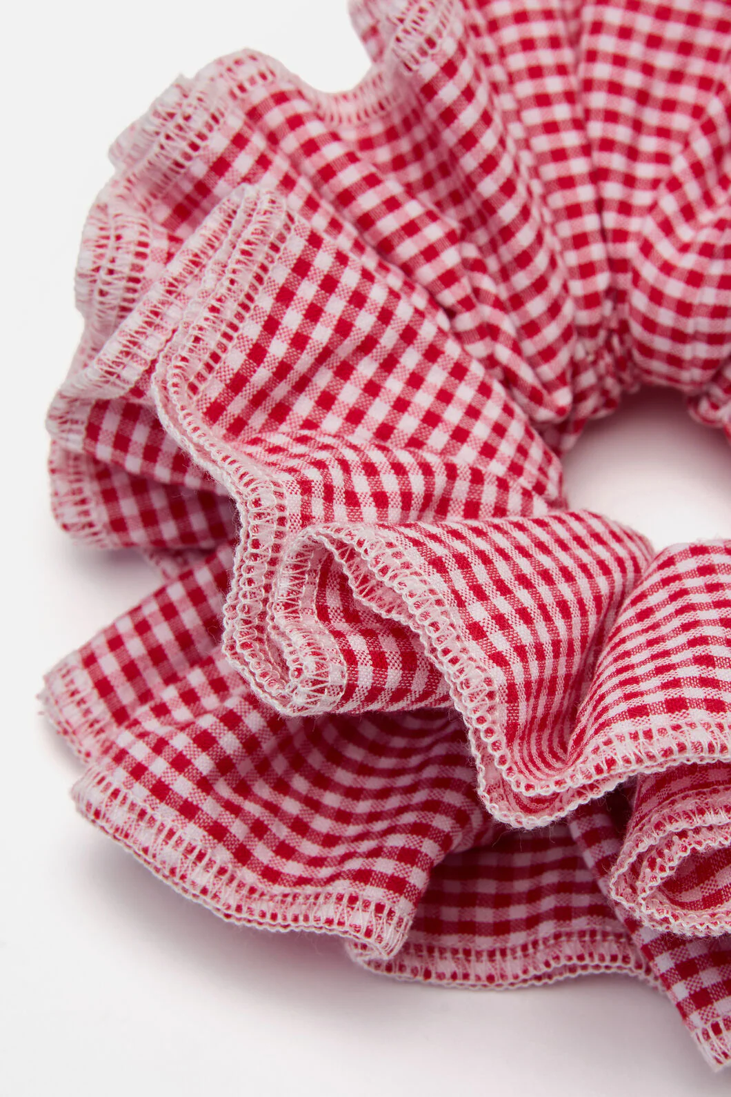 Red Gingham Scrunchie - Image 2