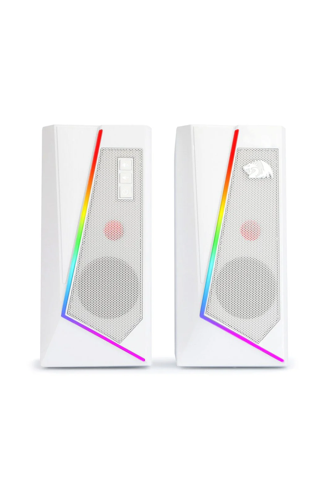 Redragon GS520W Anvil White Vertical RGB Touch Control Desktop Speaker - Image 2