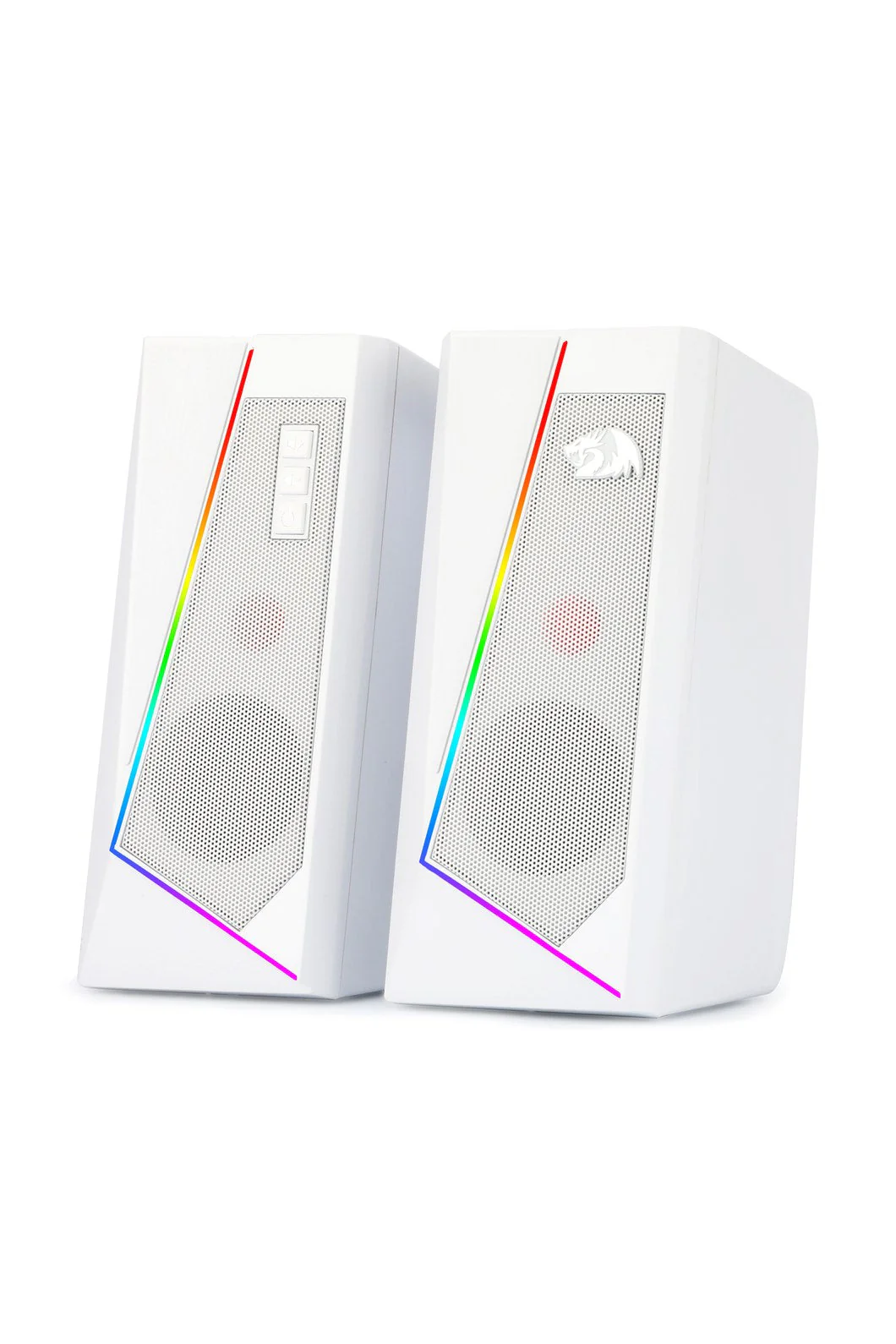 Redragon GS520W Anvil White Vertical RGB Touch Control Desktop Speaker - Image 3