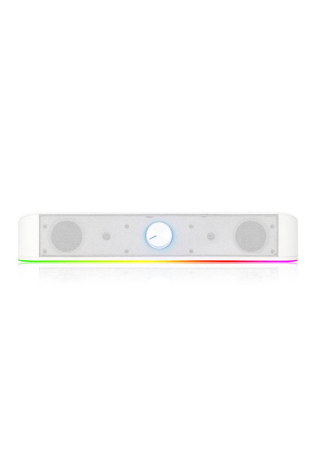 Redragon GS560W Adiemus White Compact RGB Enhanced Bass Sound Bar Speaker - Image 2