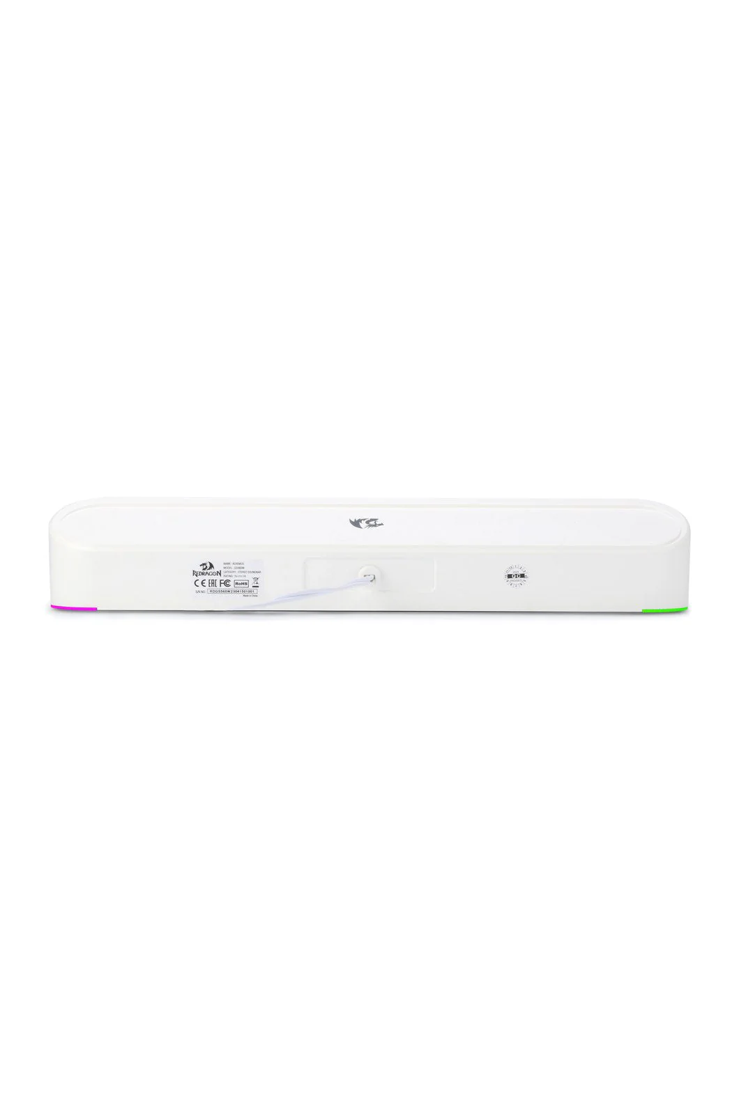 Redragon GS560W Adiemus White Compact RGB Enhanced Bass Sound Bar Speaker - Image 4