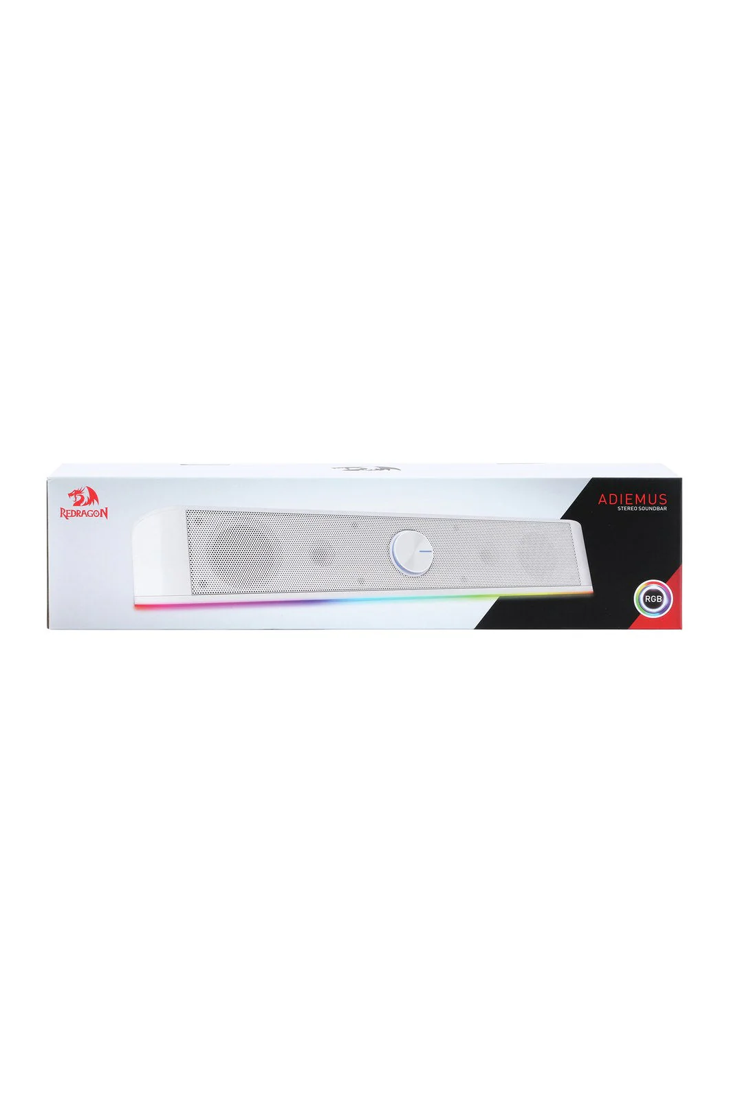 Redragon GS560W Adiemus White Compact RGB Enhanced Bass Sound Bar Speaker - Image 7