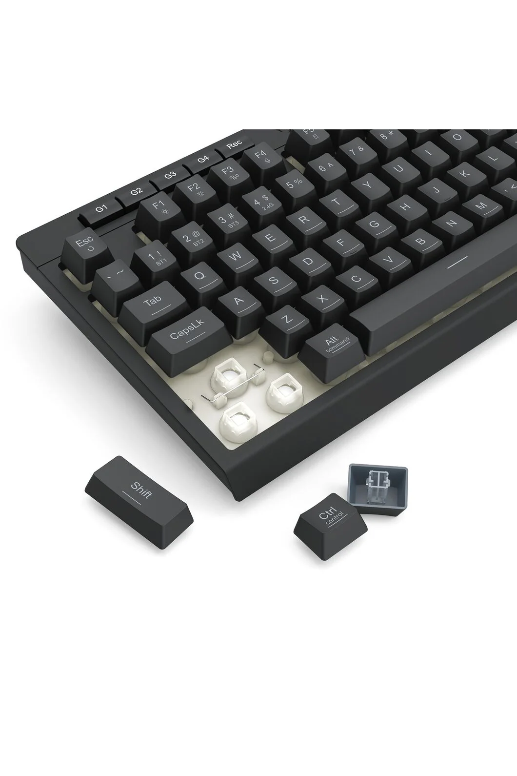 Redragon K515RGB-PRO Shiva Black 98-Key Wireless RGB Gaming Keyboard - Image 8