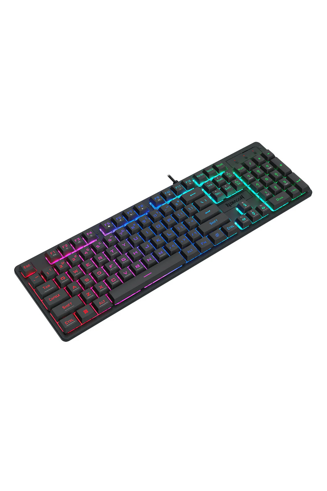 Redragon K521-RGB Netherbane Black Full-Size RGB Gaming Keyboard - Image 3