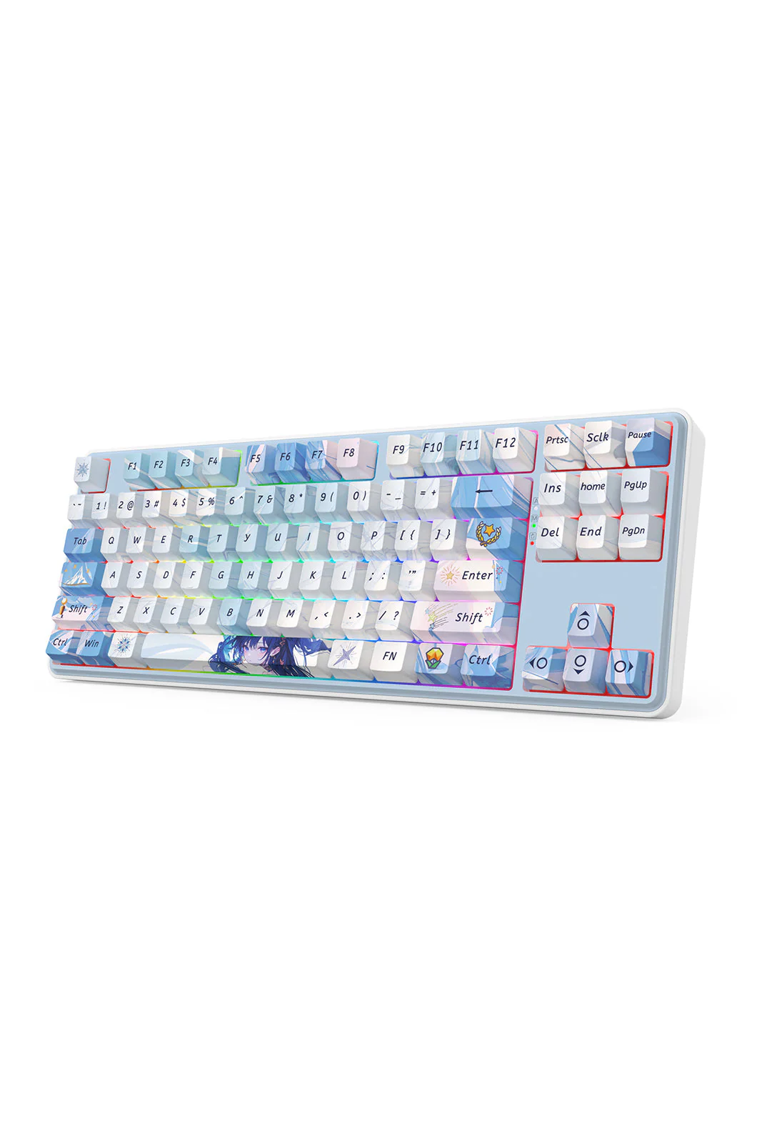 Redragon K707AK RGB Pro Star Blade Blue TKL Gasket Wireless Mechanical Keyboard - Image 6