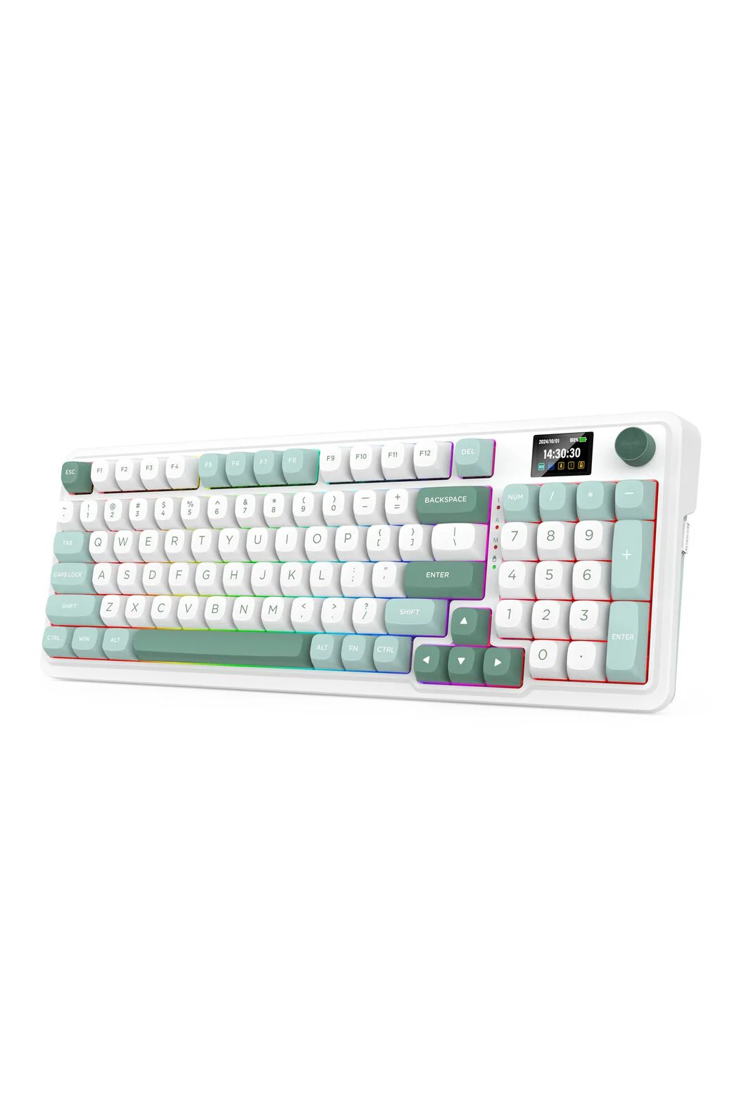 Redragon K719WG-RGB Pro Galatin Pro Green Wireless Mechanical Keyboard - Image 5