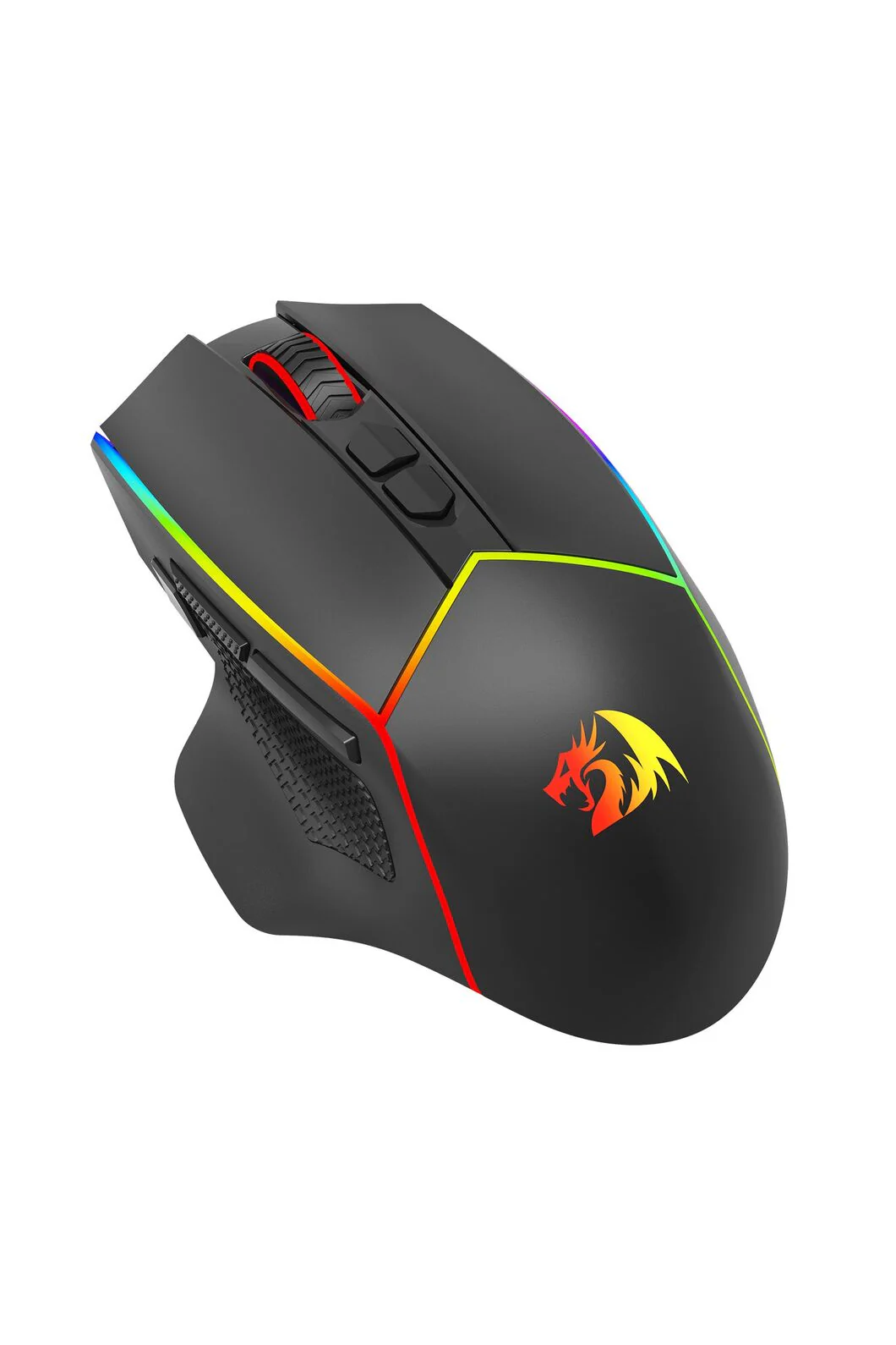 Redragon M814RGB-PRO Axe Pro Black Honeycomb Tri-Mode RGB Gaming Mouse - Image 4