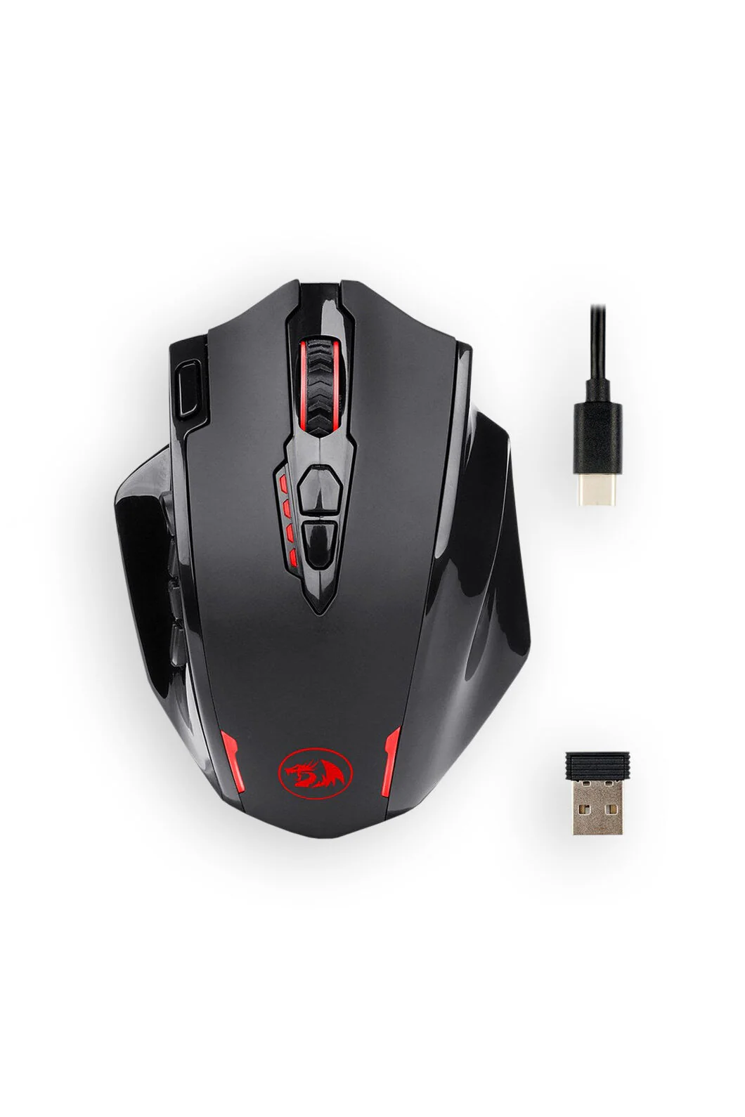 Redragon M913 Impact Elite MMO Black Wireless Gaming Mouse