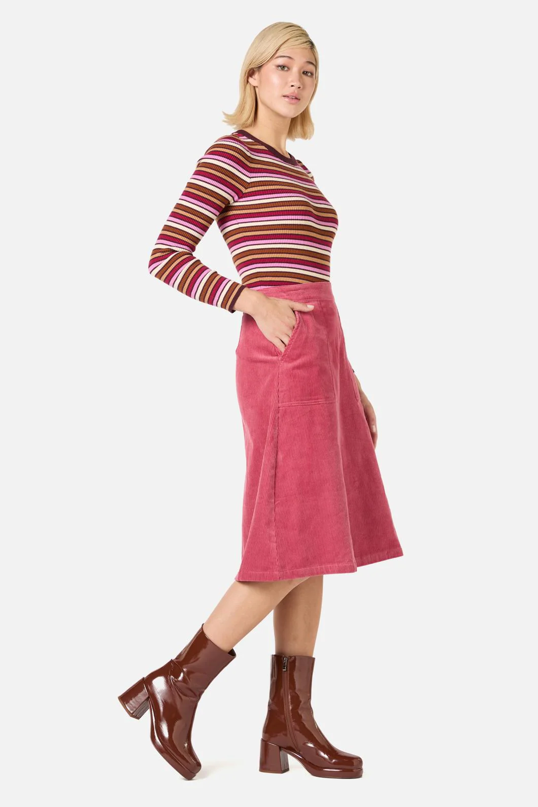 Remy Cord Skirt - Image 11