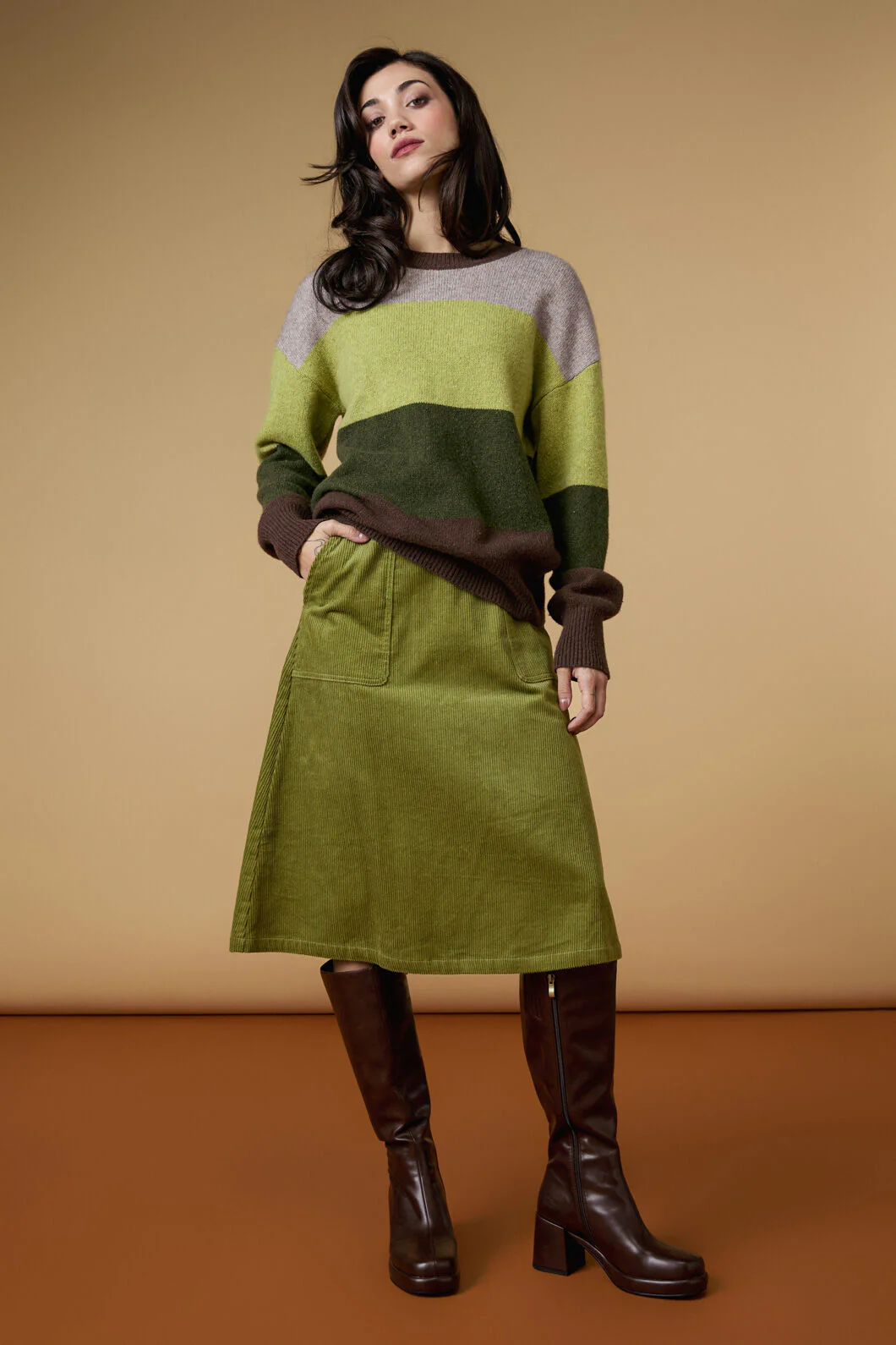 Remy Cord Skirt - Image 2