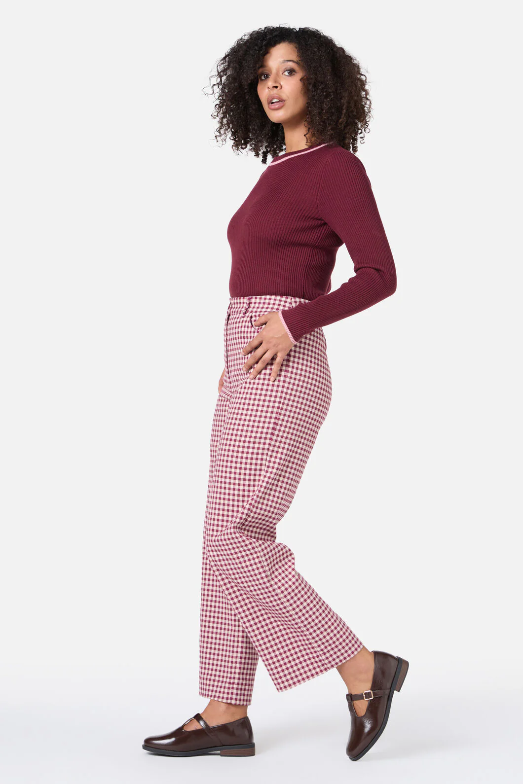 Renae Check Pant - Image 3