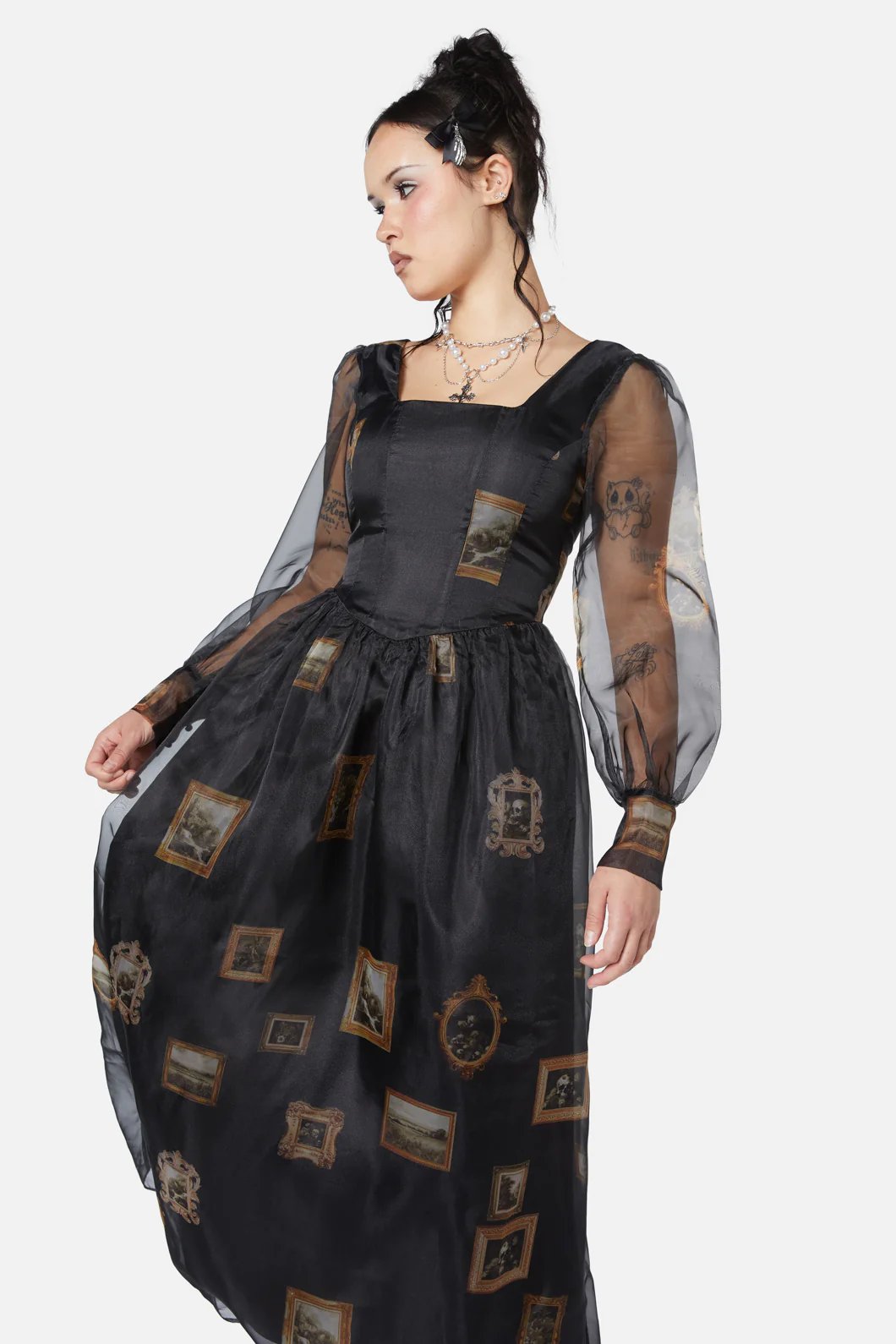 Requiem Frame Organza Dress - Image 6