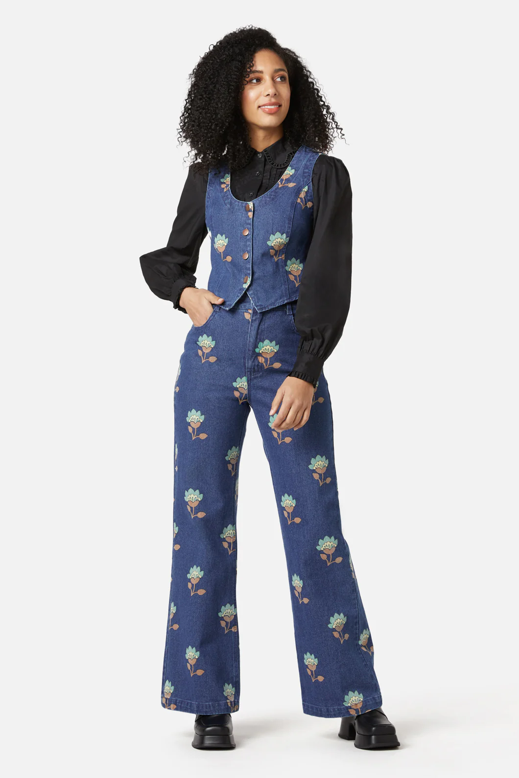 Retro Flora Vest - Image 2