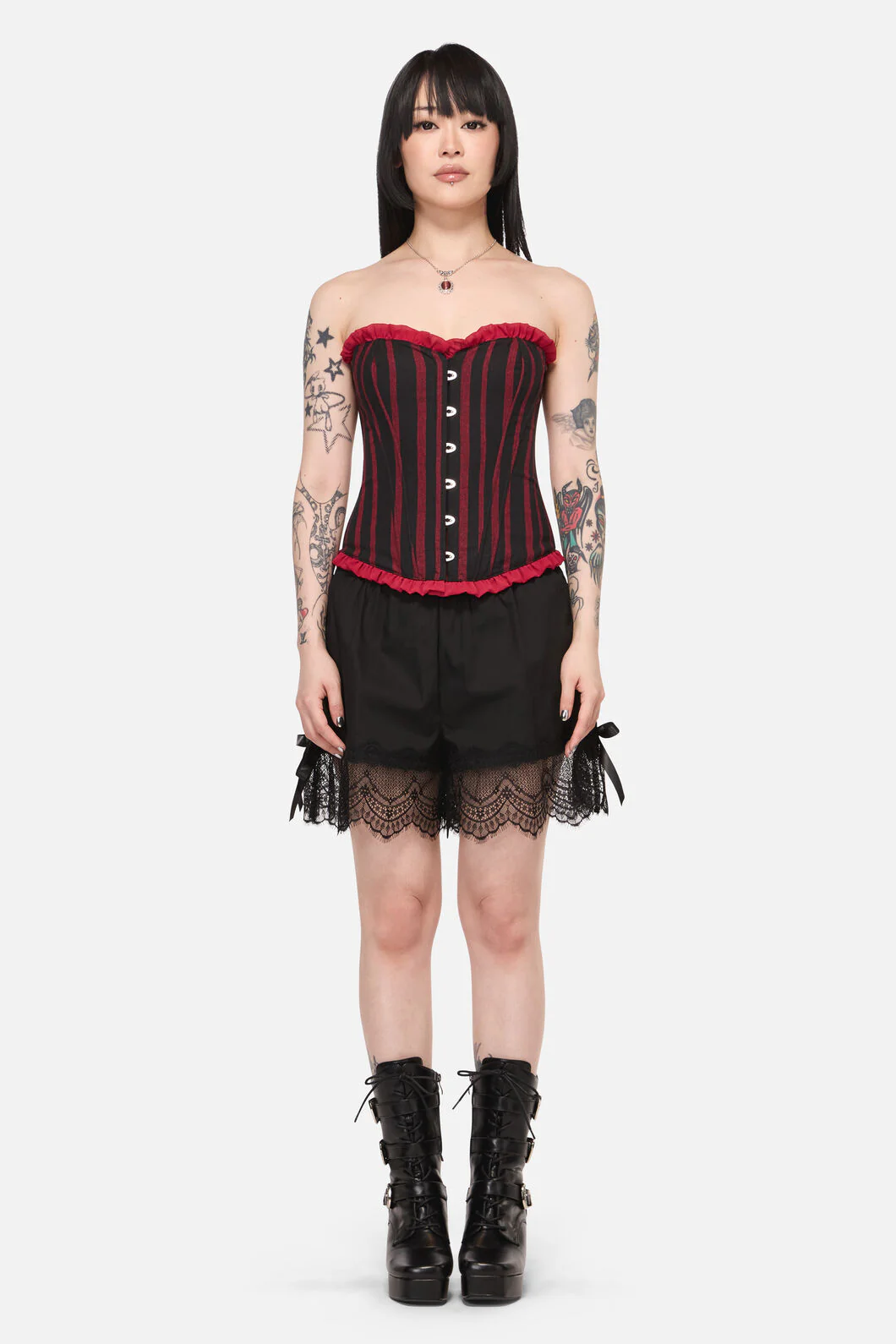 Ritualistic Goth Corset Top - Image 7