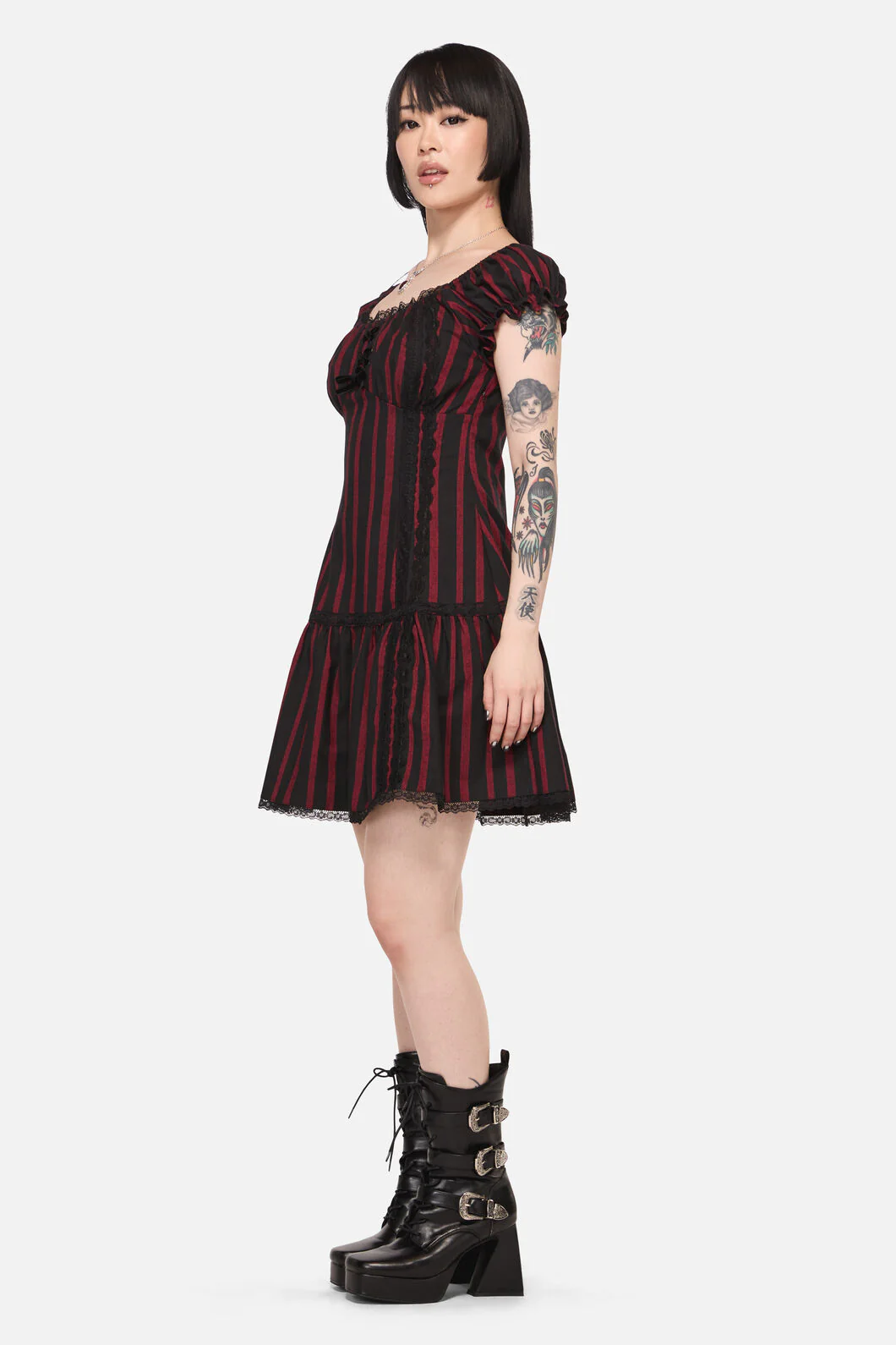 Ritualistic Goth Mini Dress - Image 3
