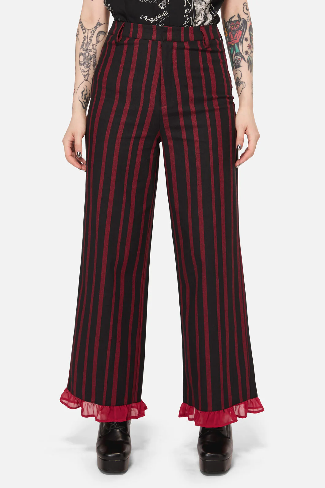 Ritualistic Goth Ruffle Pant - Image 3