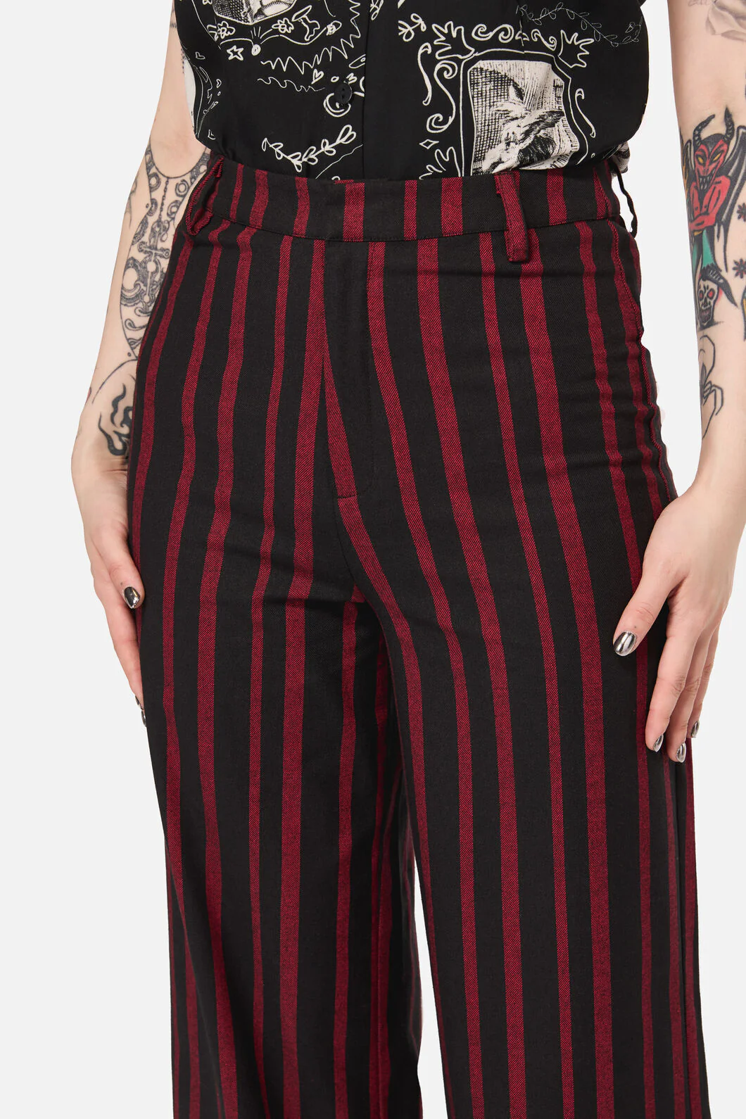 Ritualistic Goth Ruffle Pant - Image 7