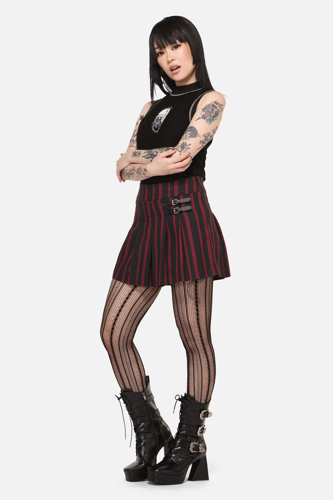 Ritualistic Goth Skort - Image 5