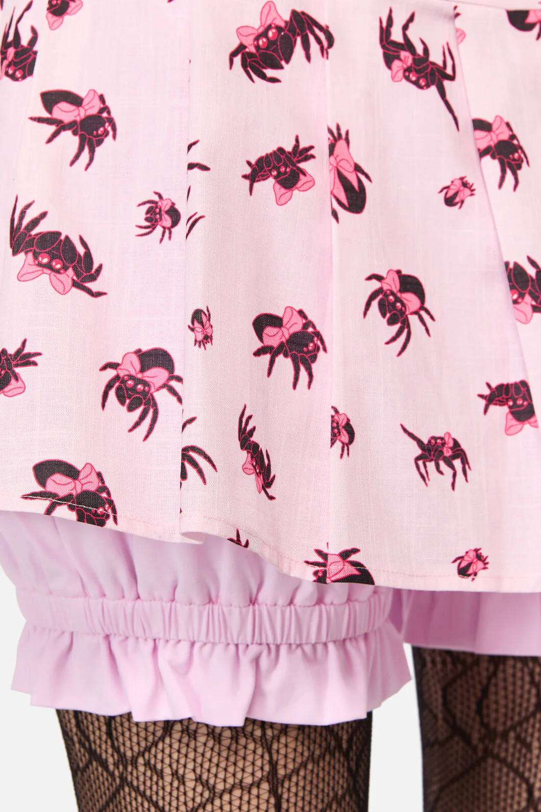 Rococo Life Spider Print Bow Bloomer Skort - Image 5