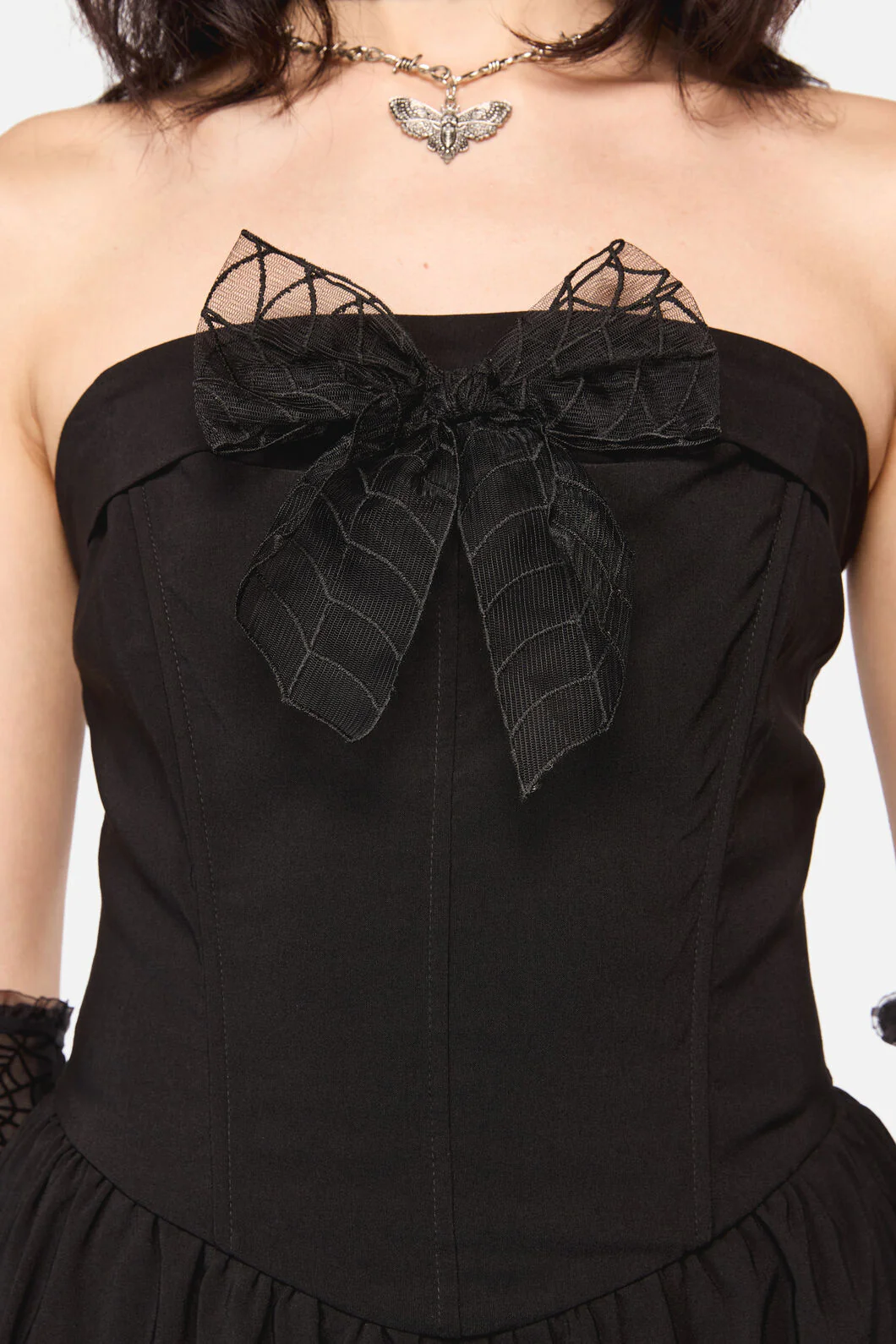 Rococo Life Goth Spider WTrim Dress - Image 7