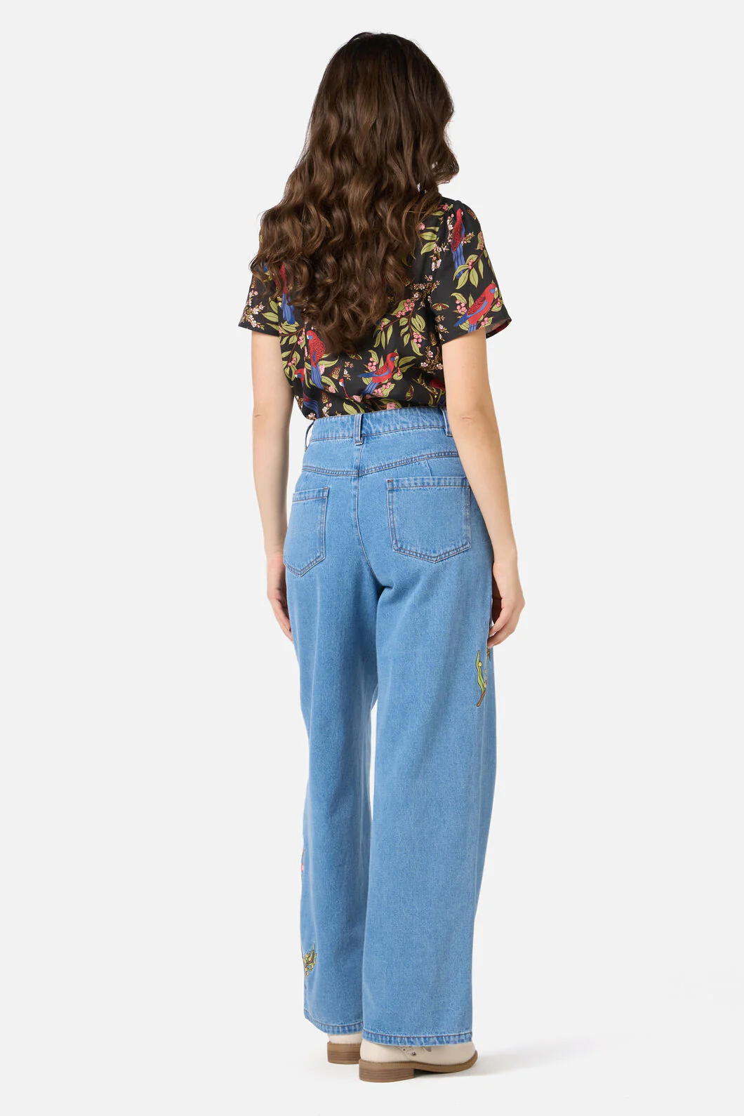Rosella Embroidered Jean - Image 5