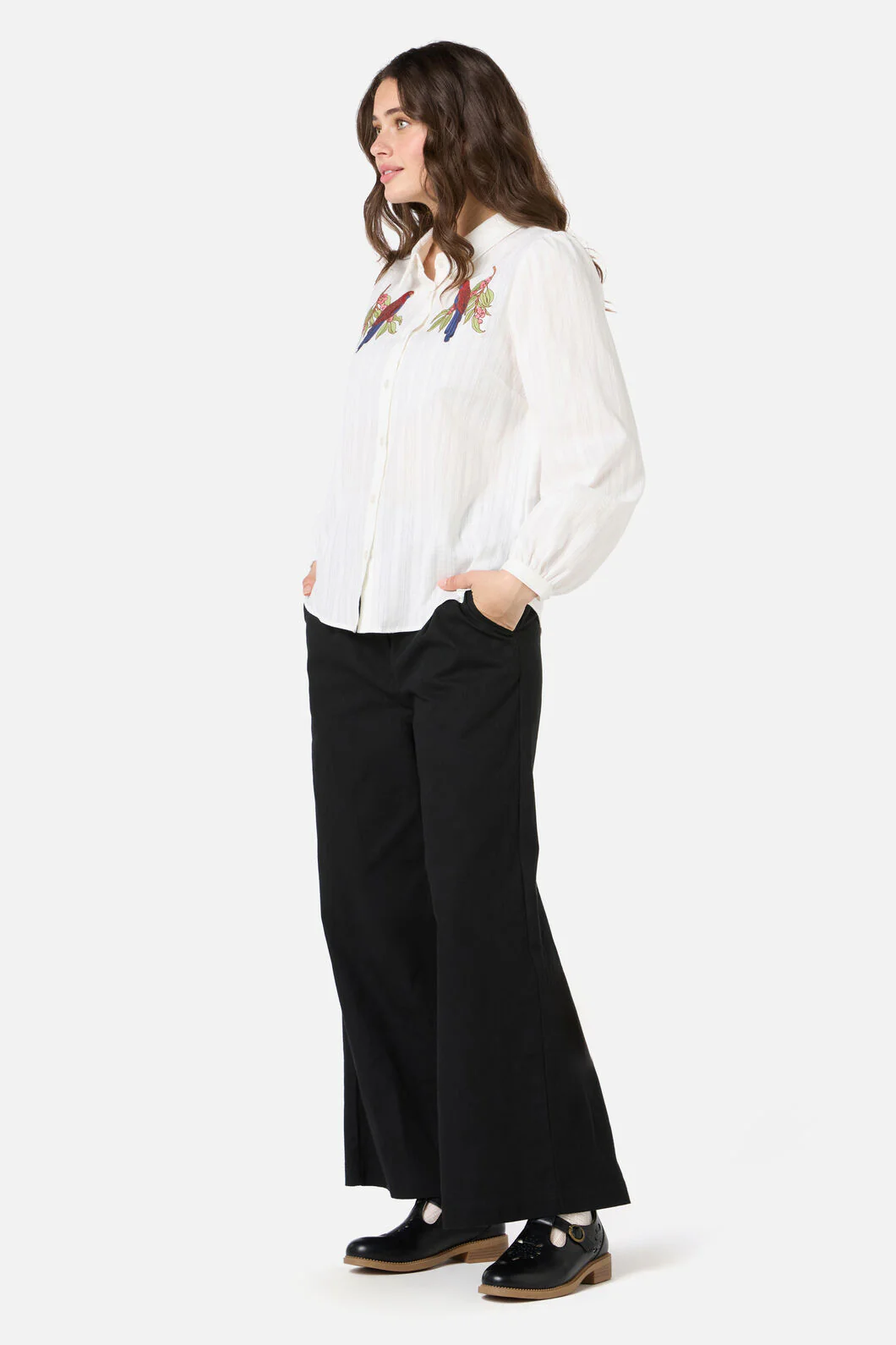 Rosella Embroidered Shirt - Image 5