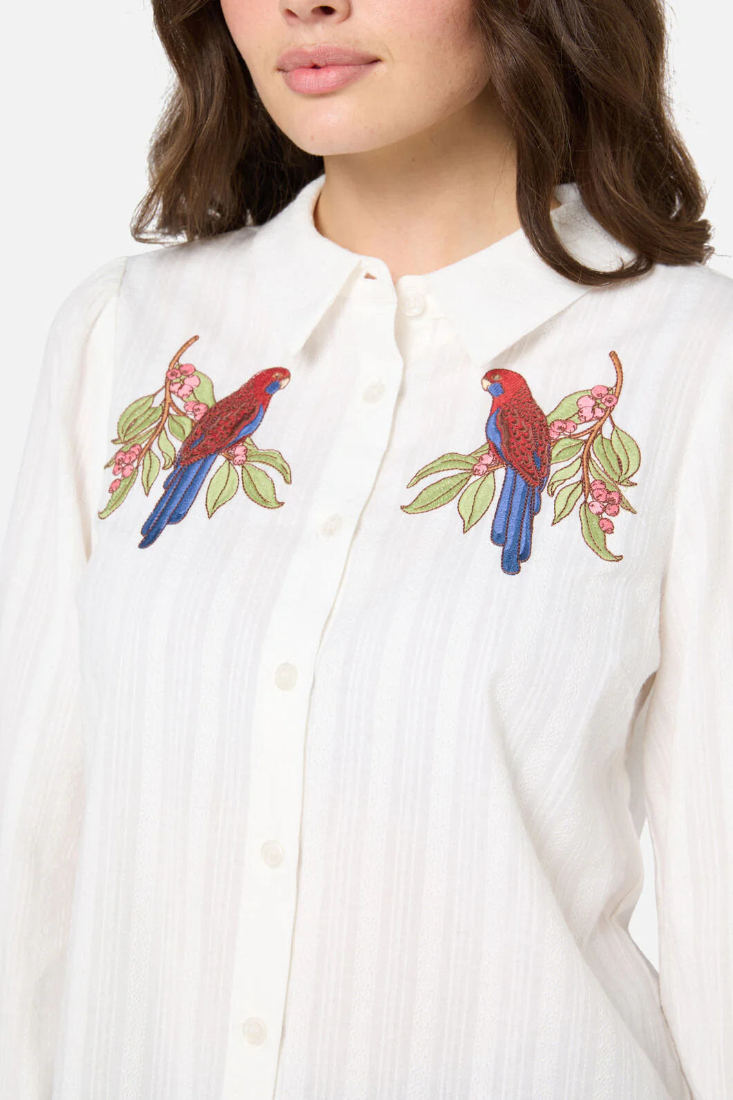 Rosella Embroidered Shirt - Image 7