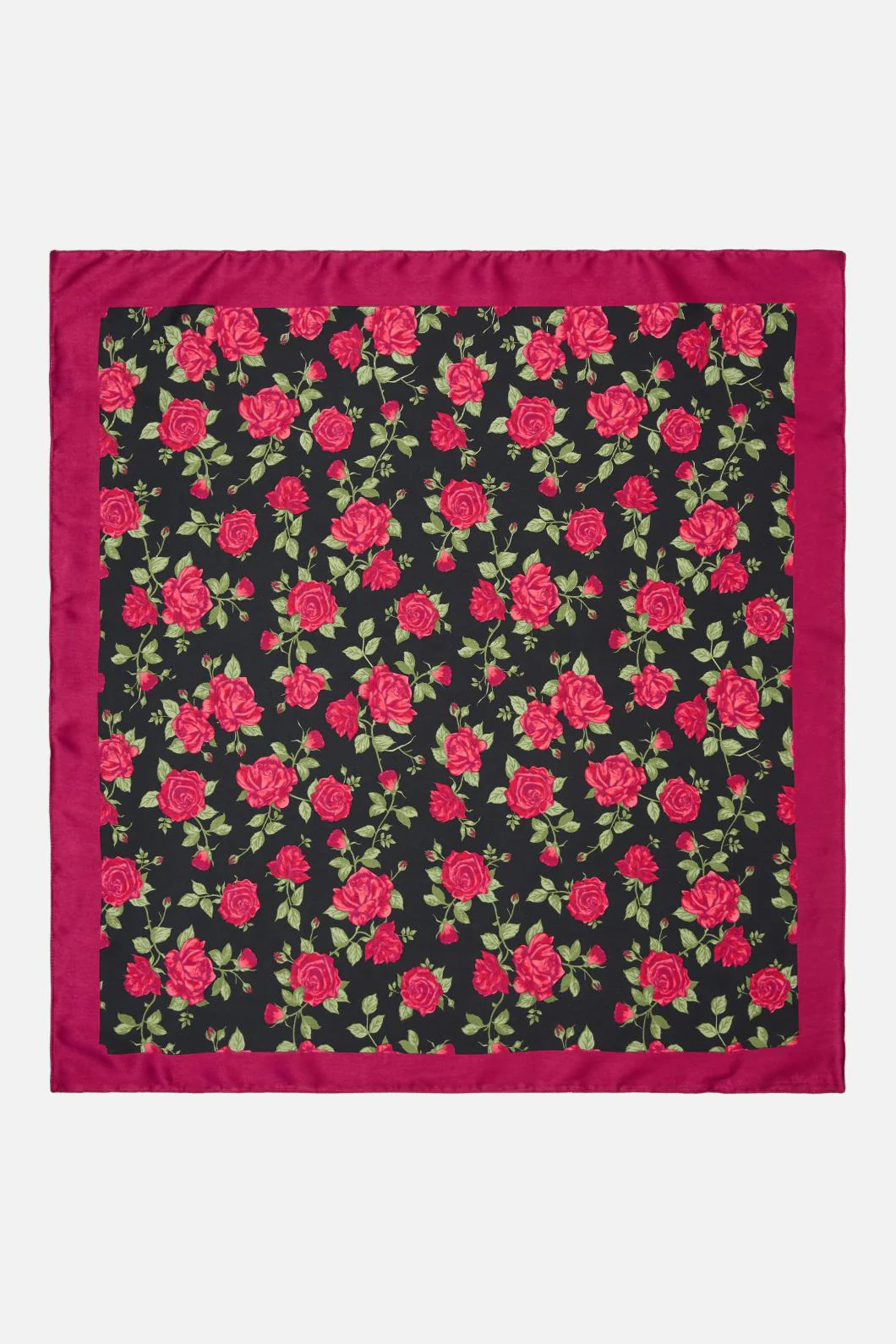 Roses Satin Scarf - Image 2