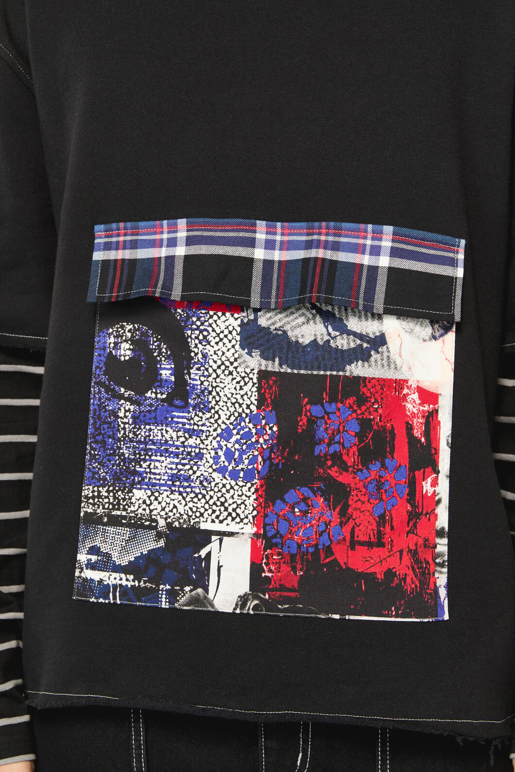 Rot Contrast Sleeve Hoodie - Image 5