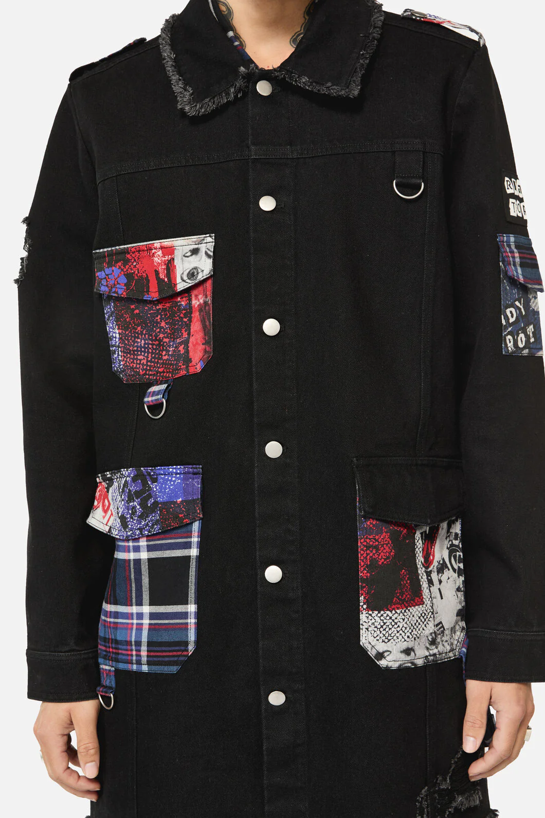 Rot Grunge Denim Jacket - Image 6