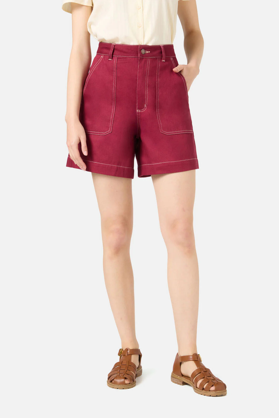 Ruby Drill Shorts - Image 2