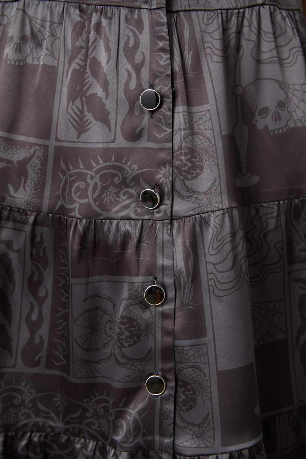 Ruined Mansion Satin Brocade Dress - Image 5