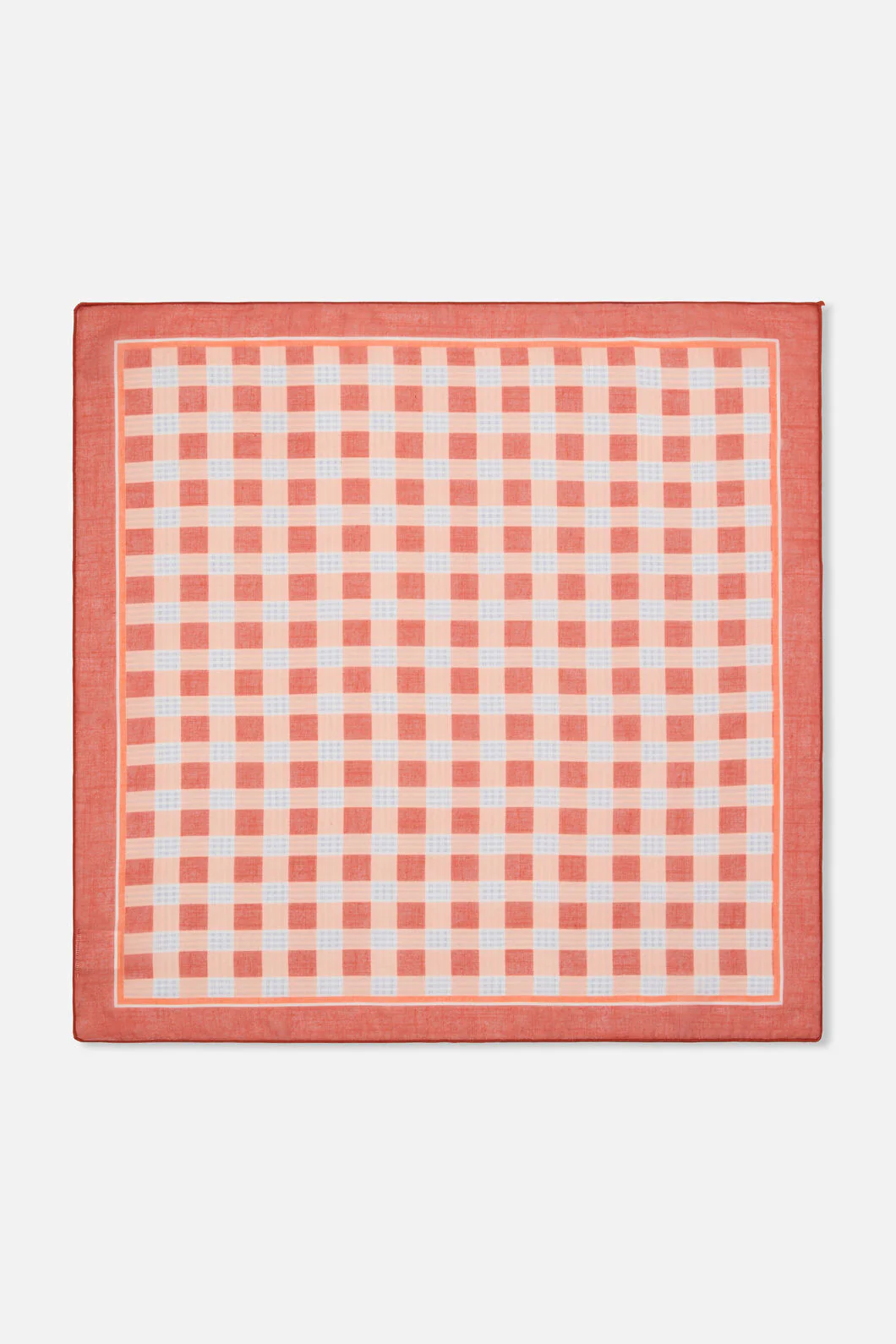 Rust Check Small Scarf - Image 2