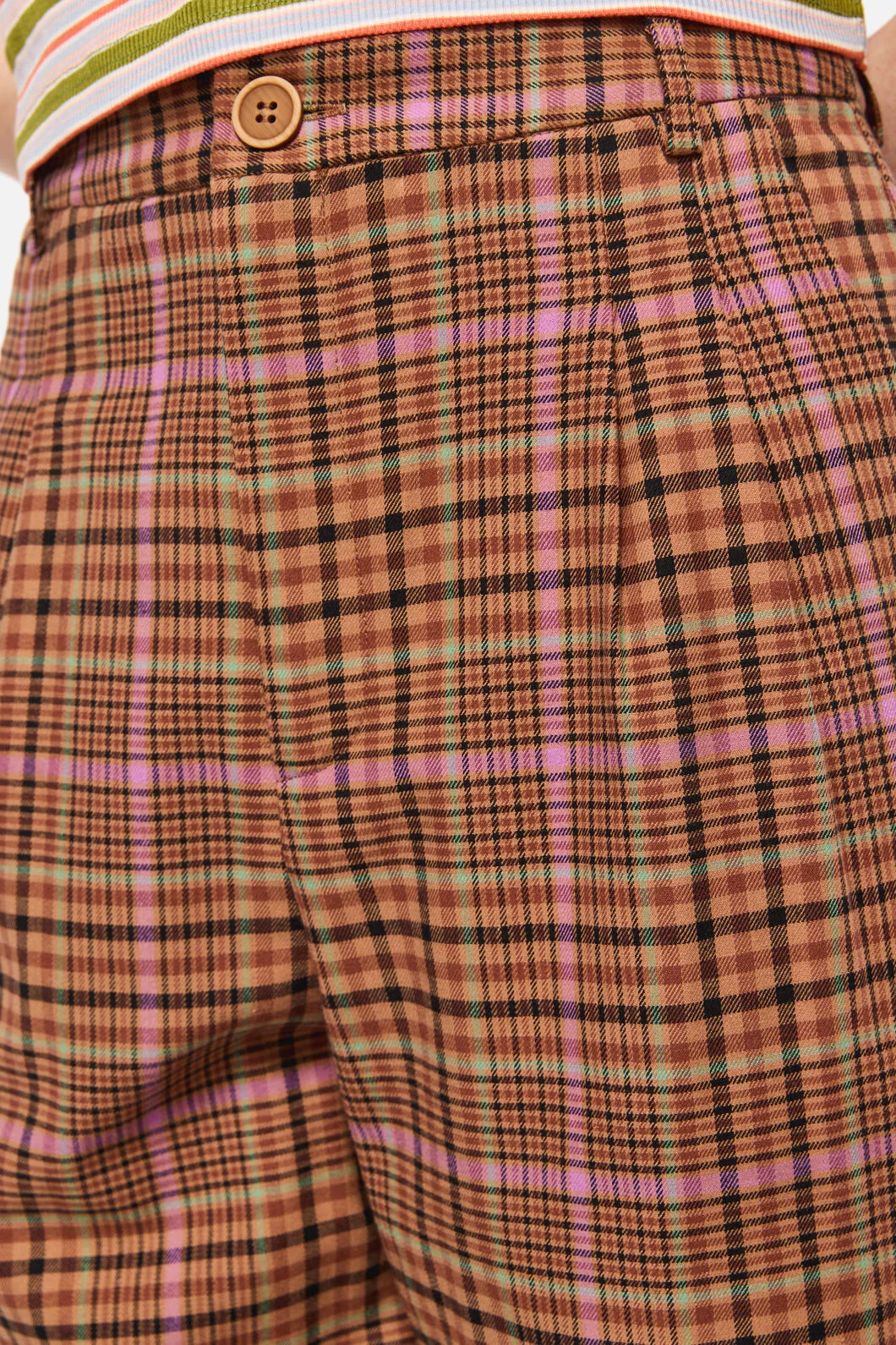 Rustic Check Slim Fit Pants - Image 7