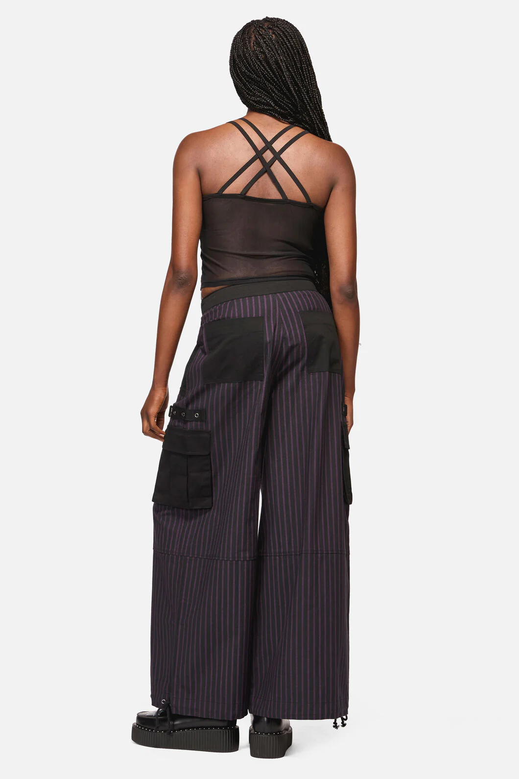 Sabrina Pinastripe Goth Pant - Image 3