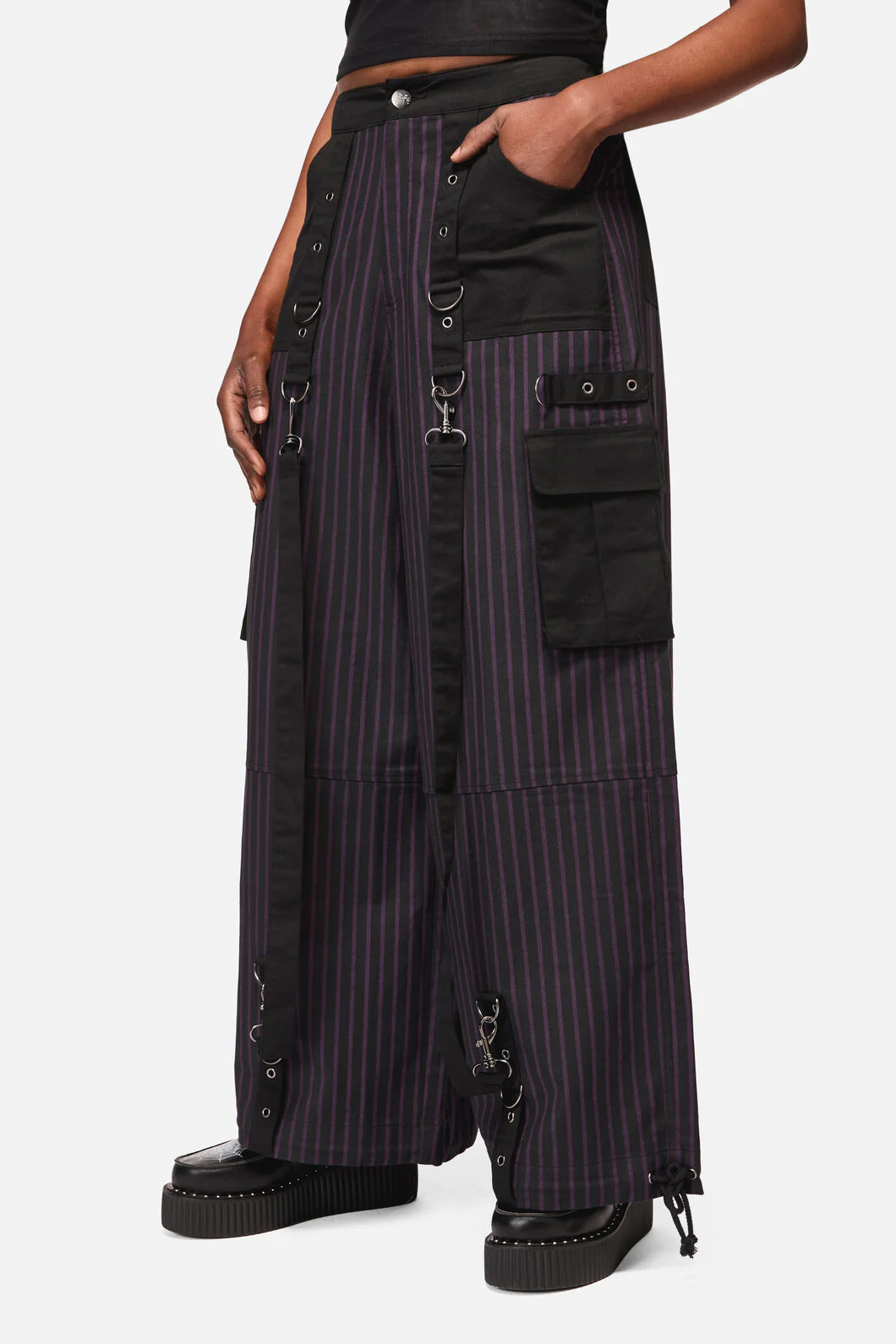 Sabrina Pinastripe Goth Pant - Image 5