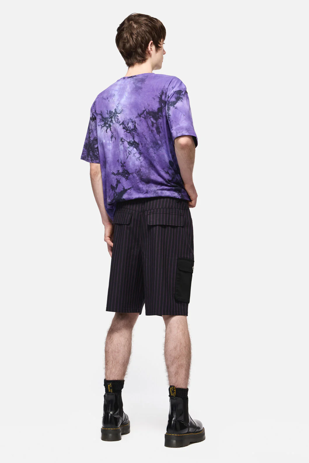 Sabrina Pinstripe Cargo Short - Image 4