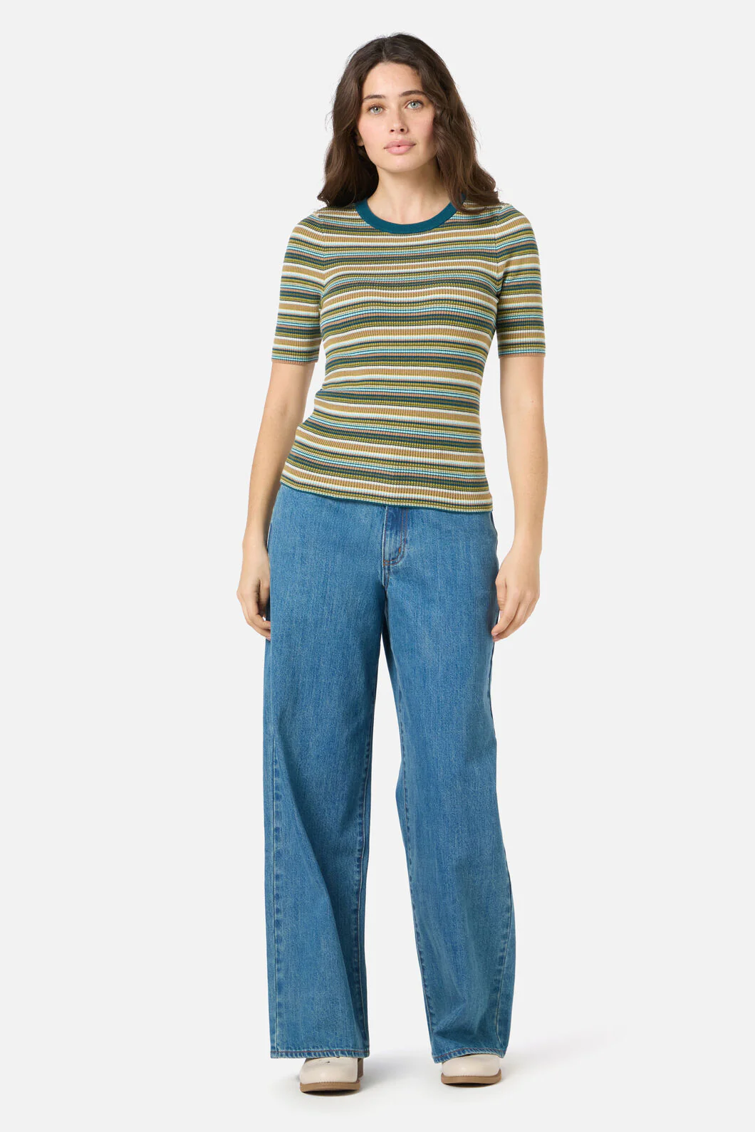 Sadie Stripe Knit Top - Image 2
