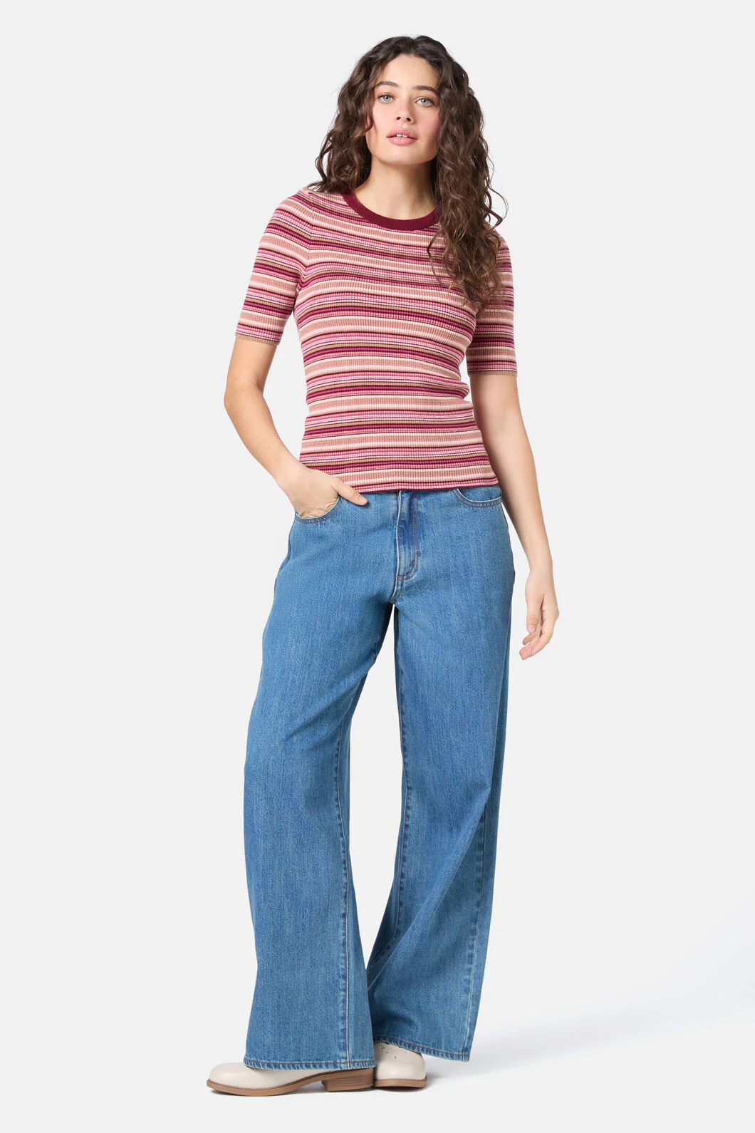 Sadie Stripe Knit Top - Image 8