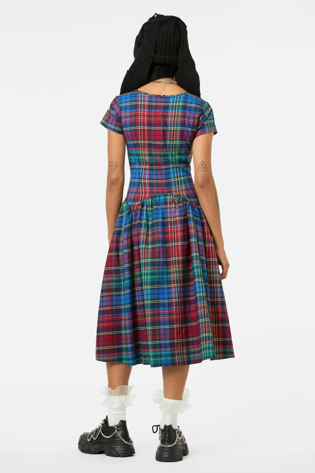 Sainted Tartan Dress - Image 4