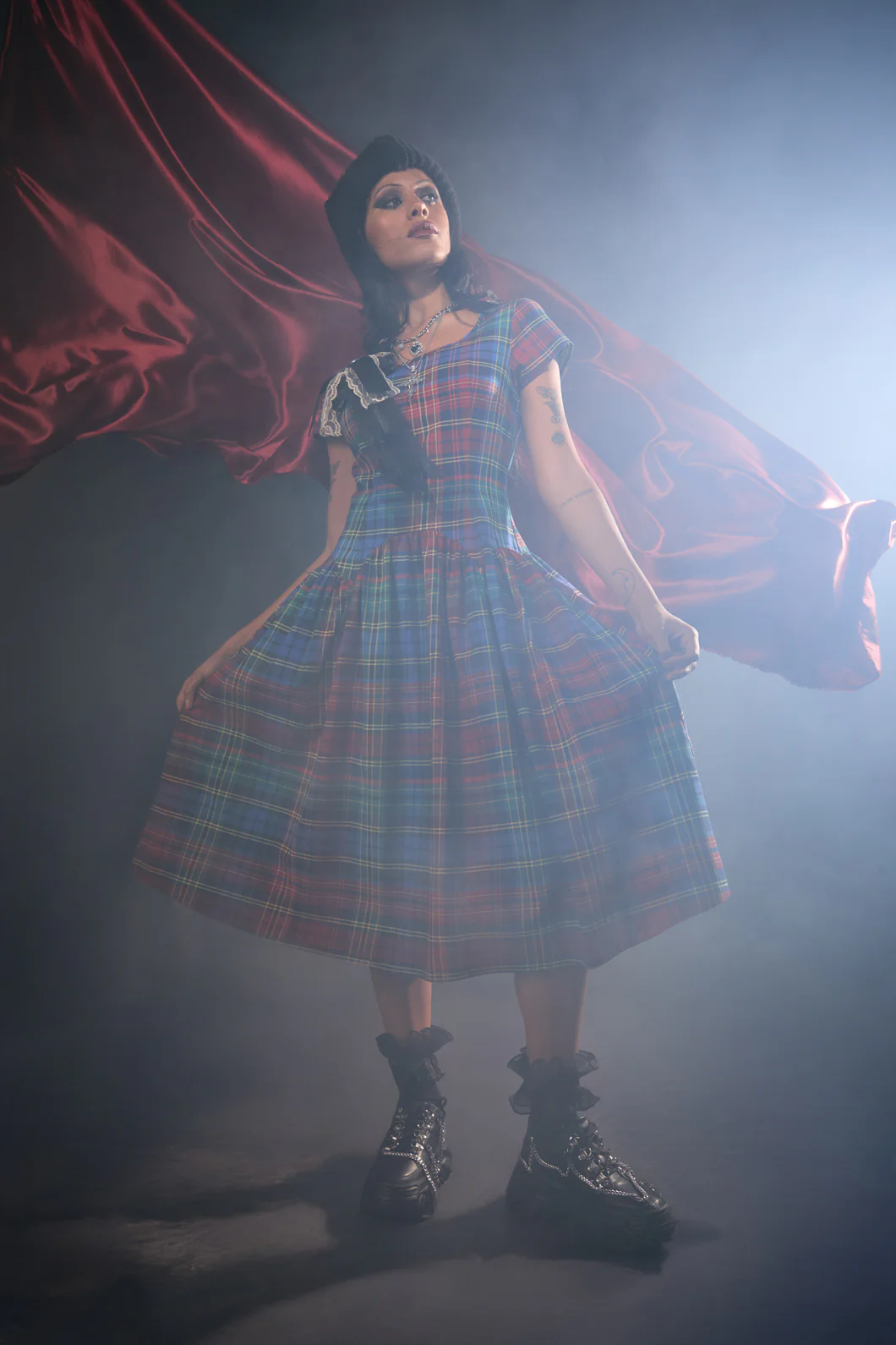Sainted Tartan Dress - Image 5