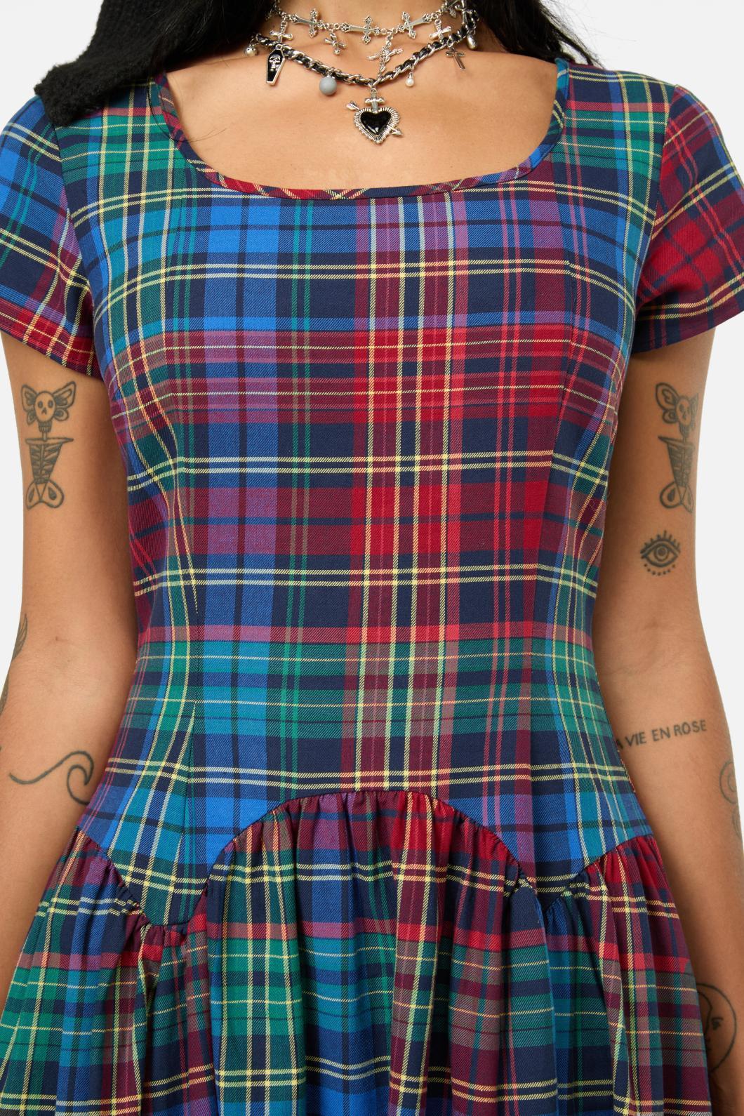 Sainted Tartan Dress - Image 7