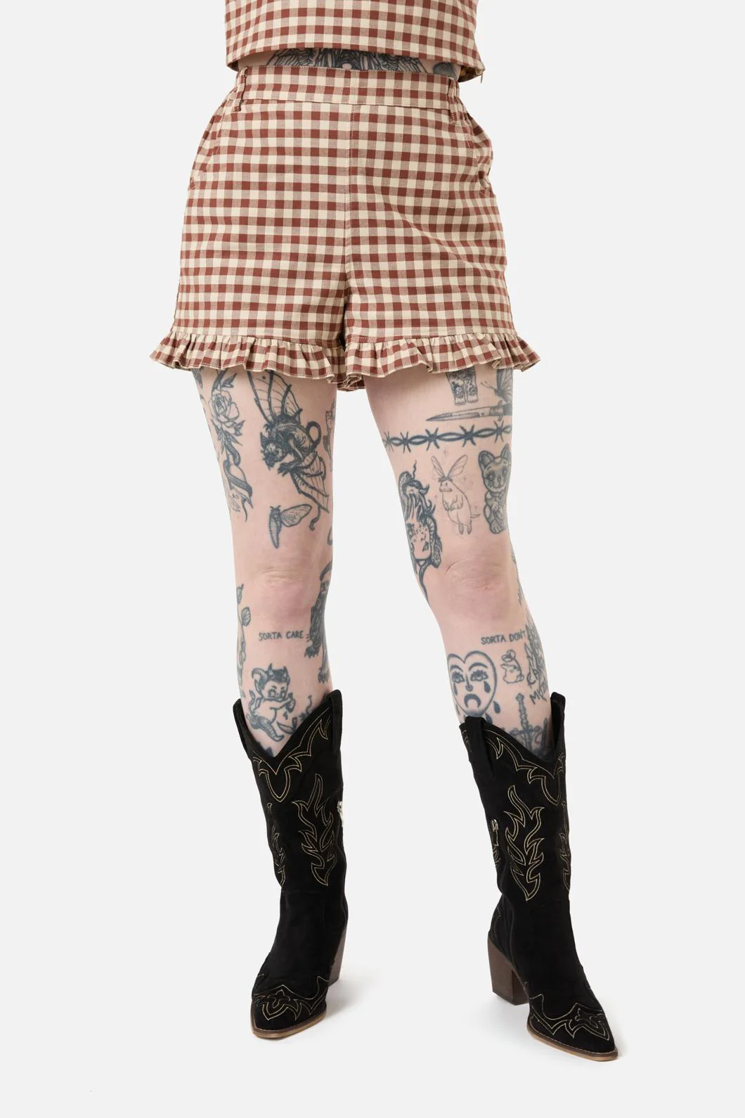 Saloon Gingham Shorts - Image 2