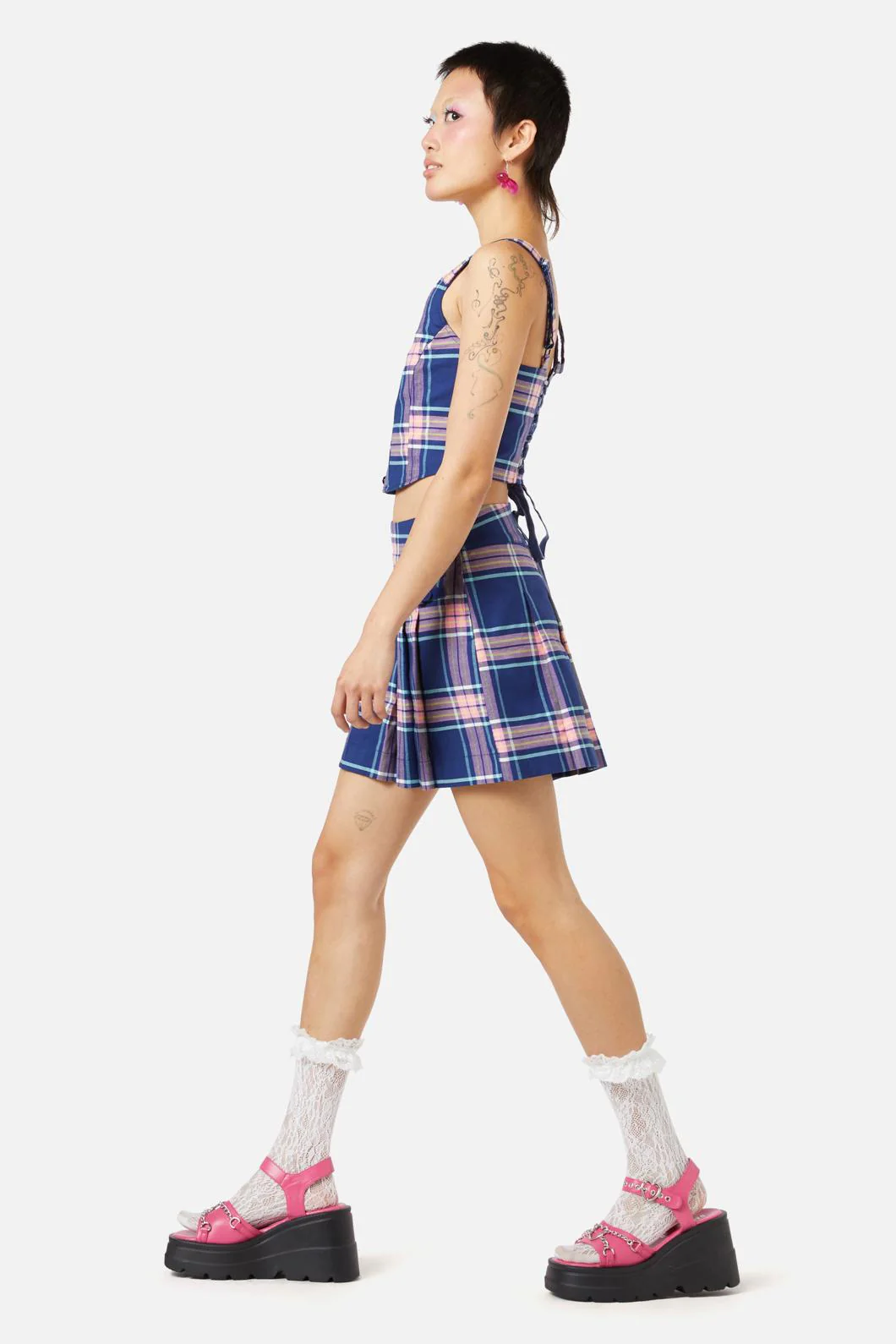 Sandbank Tartan Corset - Image 3