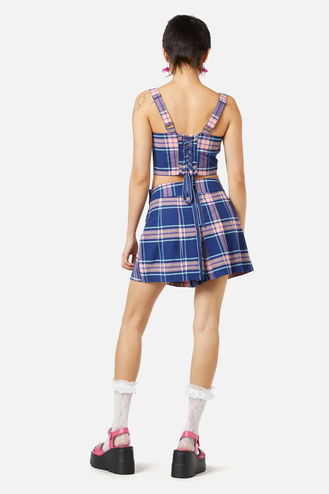 Sandbank Tartan Corset - Image 4